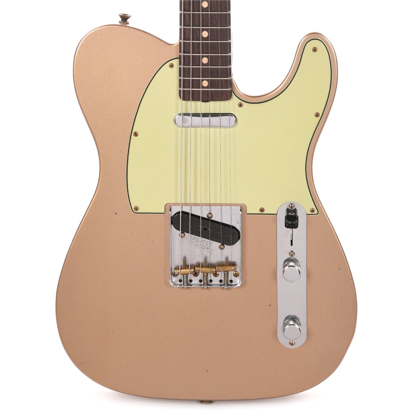 Fender Custom Shop 1961 Telecaster "Chicago Special" Journeyman Super Aged Shoreline Gold Metallic w/Roasted Neck Electric Guitars / Solid Body