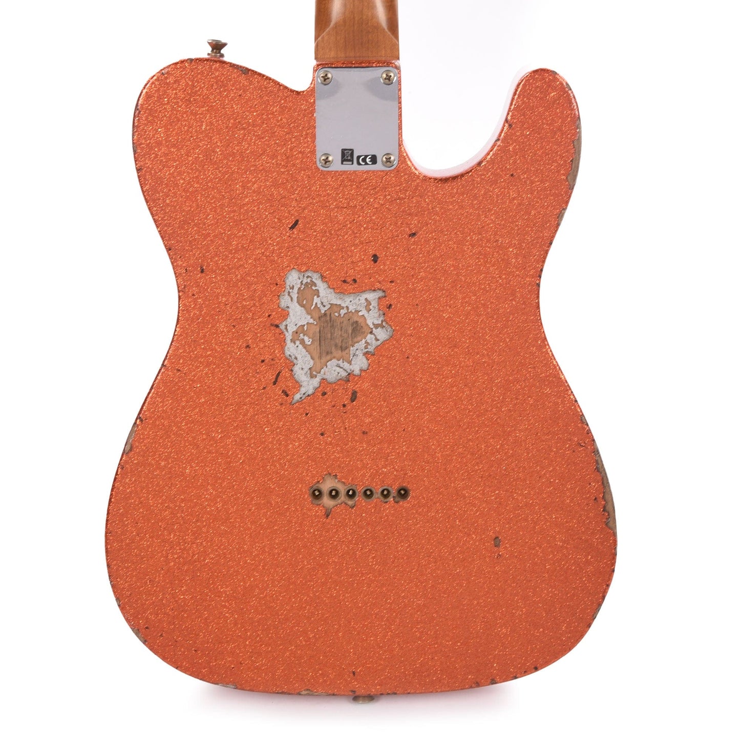 Fender Custom Shop 1961 Telecaster "Chicago Special" LEFTY Heavy Relic Faded Candy Tangerine Sparkle w/Roasted Neck Electric Guitars / Solid Body