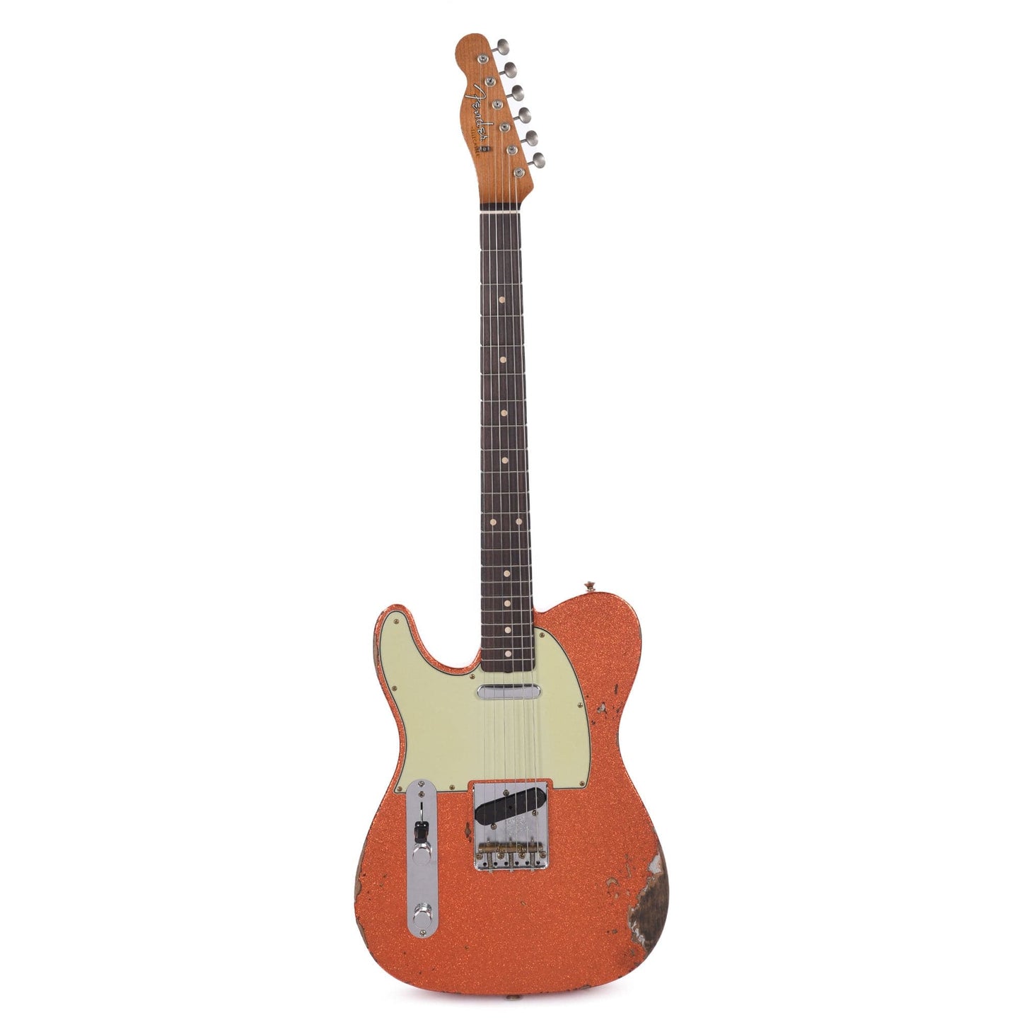 Fender Custom Shop 1961 Telecaster "Chicago Special" LEFTY Heavy Relic Faded Candy Tangerine Sparkle w/Roasted Neck Electric Guitars / Solid Body