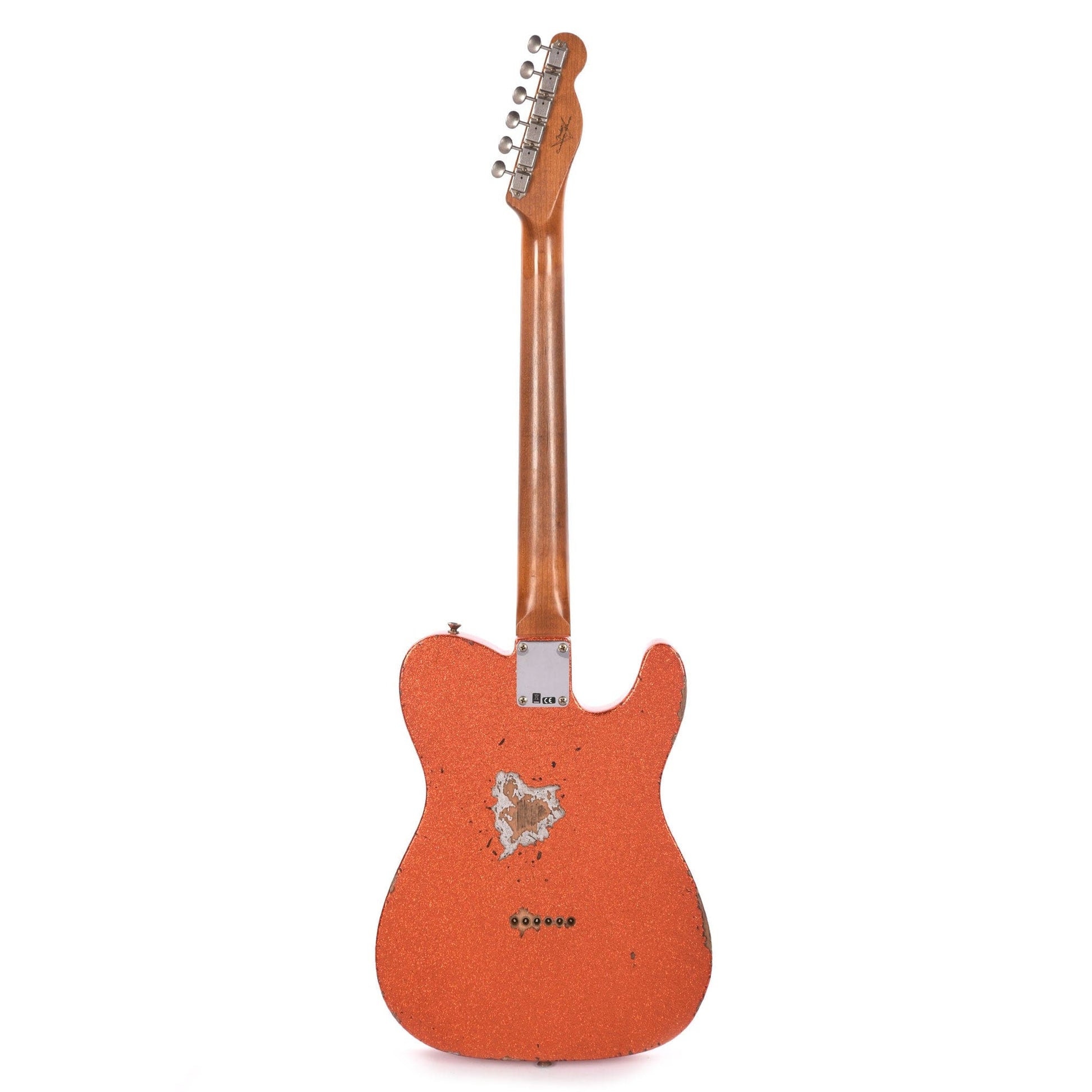 Fender Custom Shop 1961 Telecaster "Chicago Special" LEFTY Heavy Relic Faded Candy Tangerine Sparkle w/Roasted Neck Electric Guitars / Solid Body