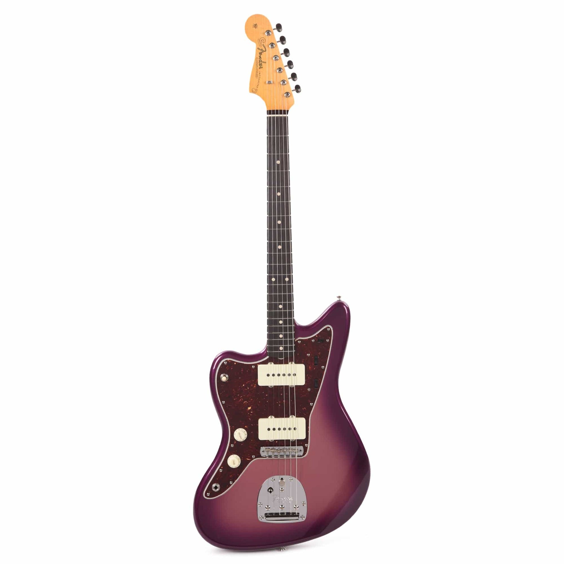 Fender Custom Shop 1962 Jazzmaster "Chicago Special" Deluxe Closet Classic Aged Burgundy Mist Metallic w/Purple Metallic Burst LEFTY Electric Guitars / Solid Body