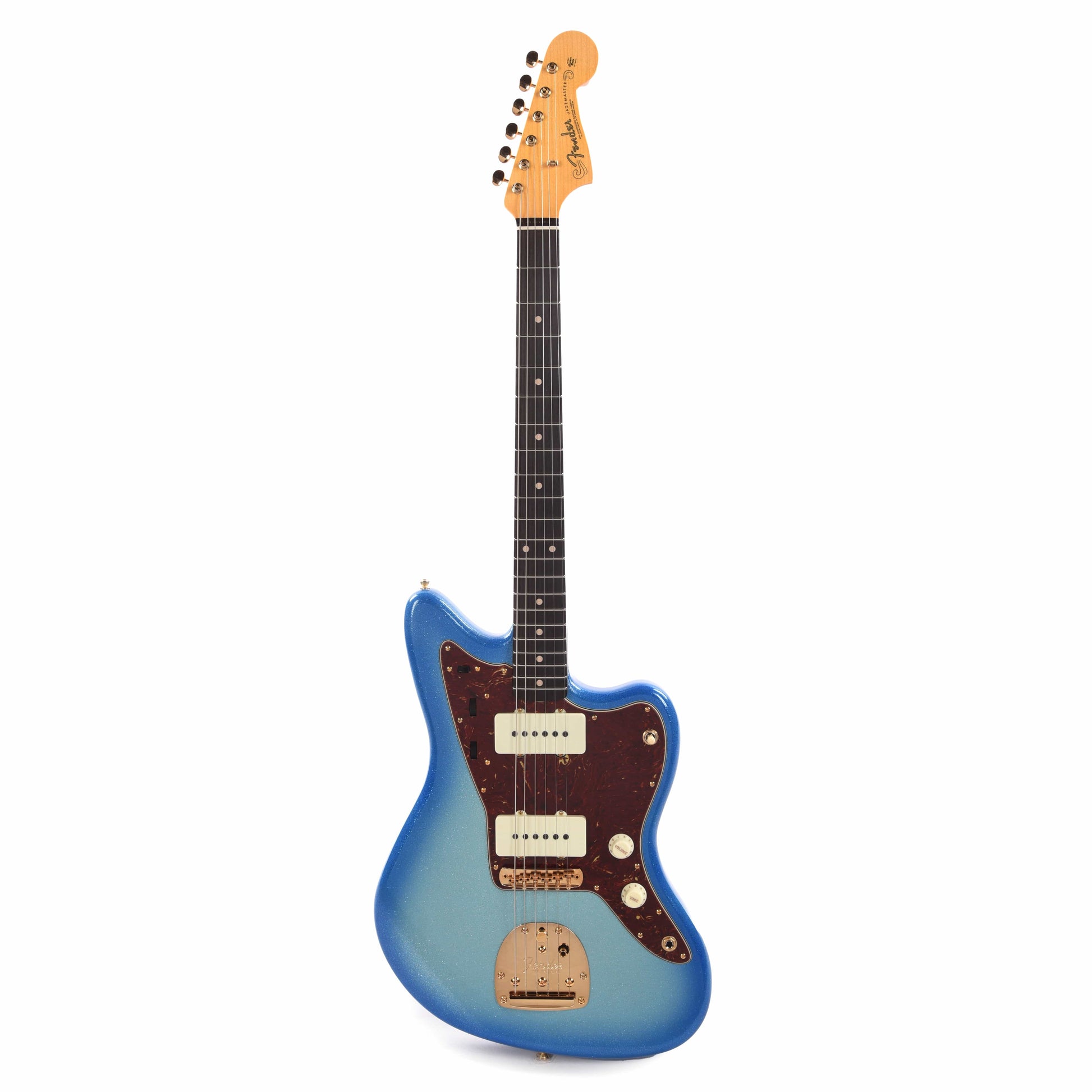 Fender Custom Shop 1962 Jazzmaster "Chicago Special" Deluxe Closet Classic Super Aged Daphne Blue Sparkle w/Blue Sparkle Burst & Gold Hardware Electric Guitars / Solid Body