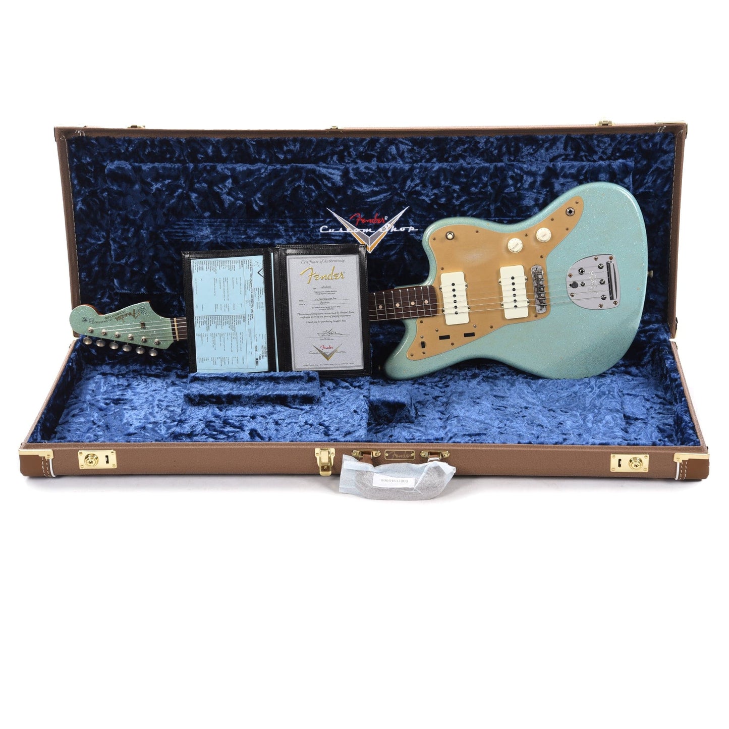 Fender Custom Shop 1962 Jazzmaster "Chicago Special" Journeyman Aged Daphne Blue Sparkle w/Roasted Maple Neck Electric Guitars / Solid Body