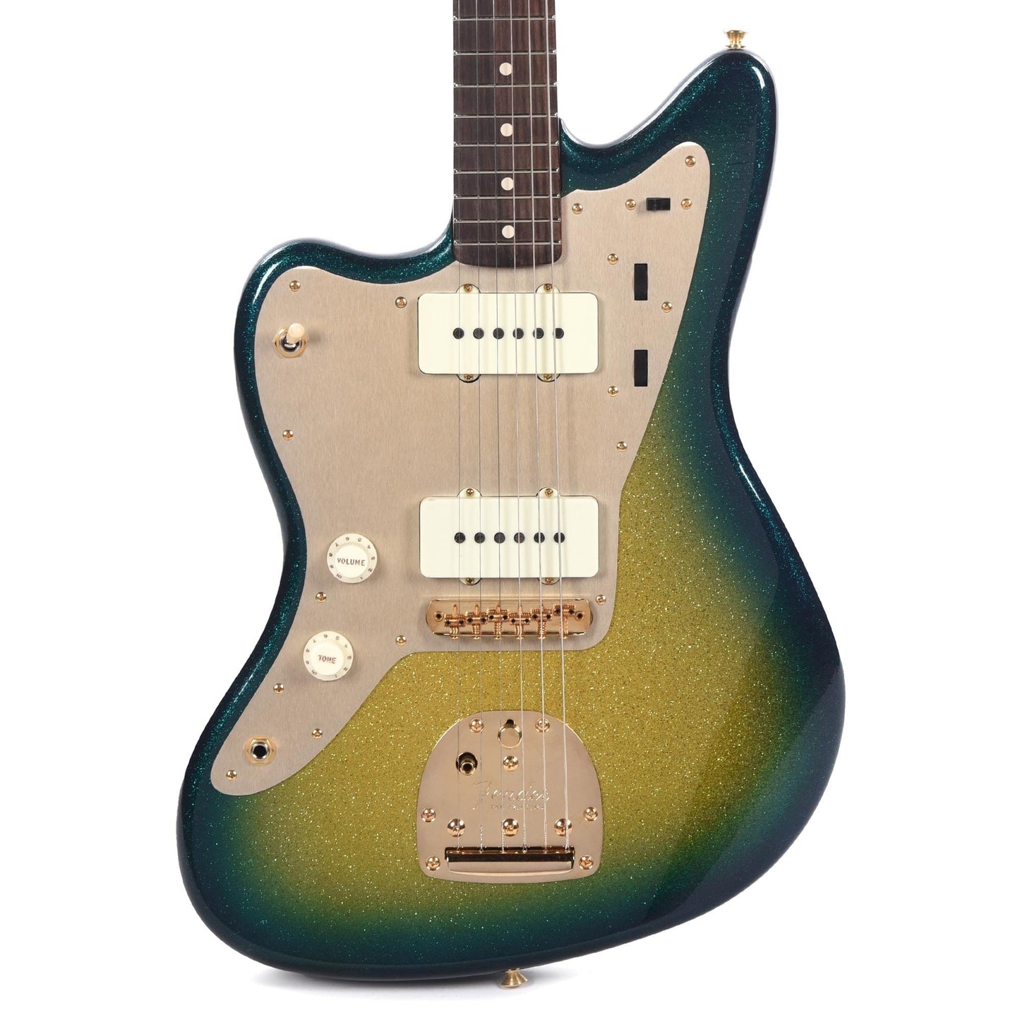 Fender Custom Shop 1962 Jazzmaster "Chicago Special" LEFTY Deluxe Closet Classic Aged Surf Burst Sparkle w/Roasted Neck & Gold Hardware Electric Guitars / Solid Body