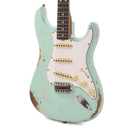 Fender Custom Shop 1965 Stratocaster "Chicago Special" Heavy Relic Faded Surf Green w/Roasted Bound Neck Electric Guitars / Solid Body