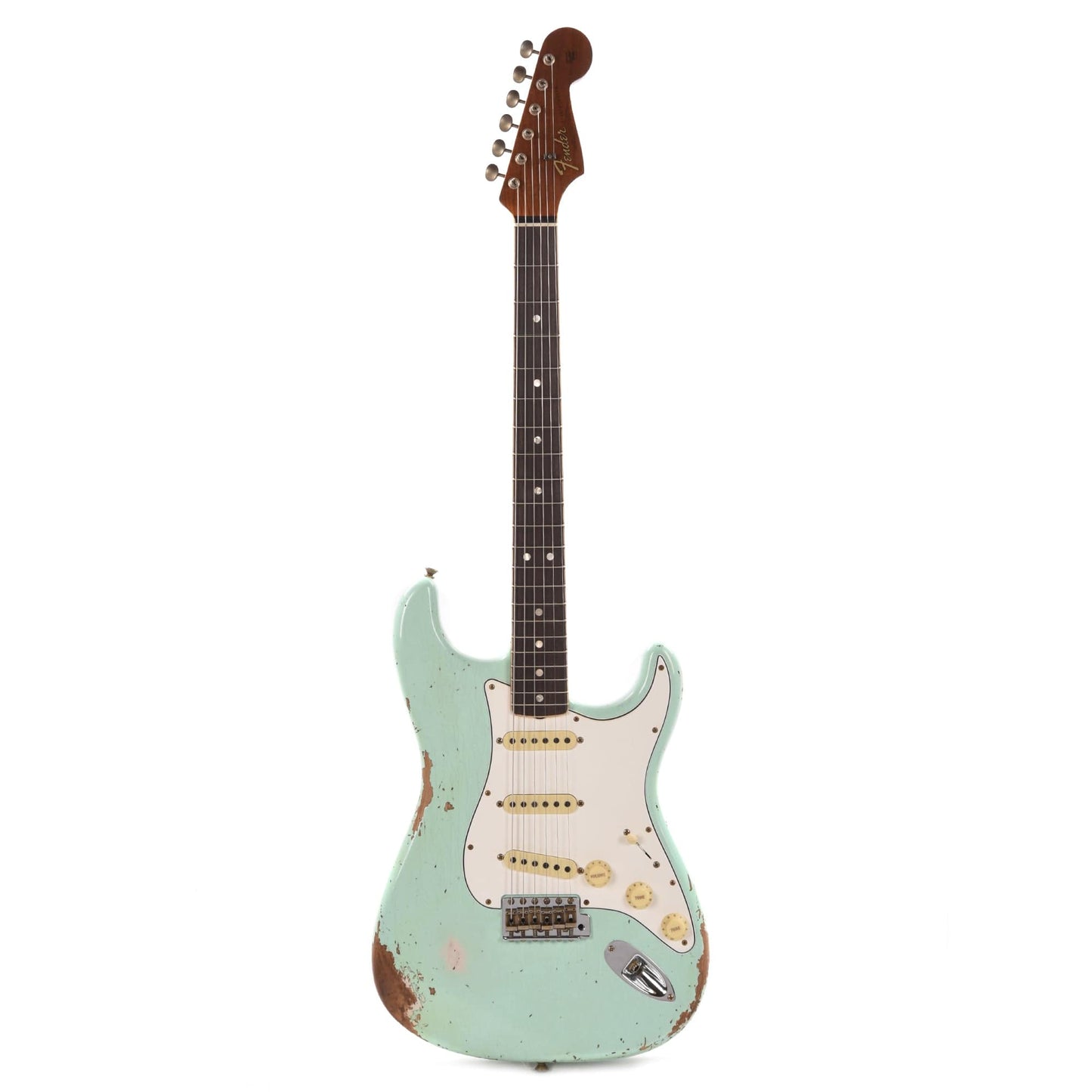 Fender Custom Shop 1965 Stratocaster "Chicago Special" Heavy Relic Faded Surf Green w/Roasted Bound Neck Electric Guitars / Solid Body