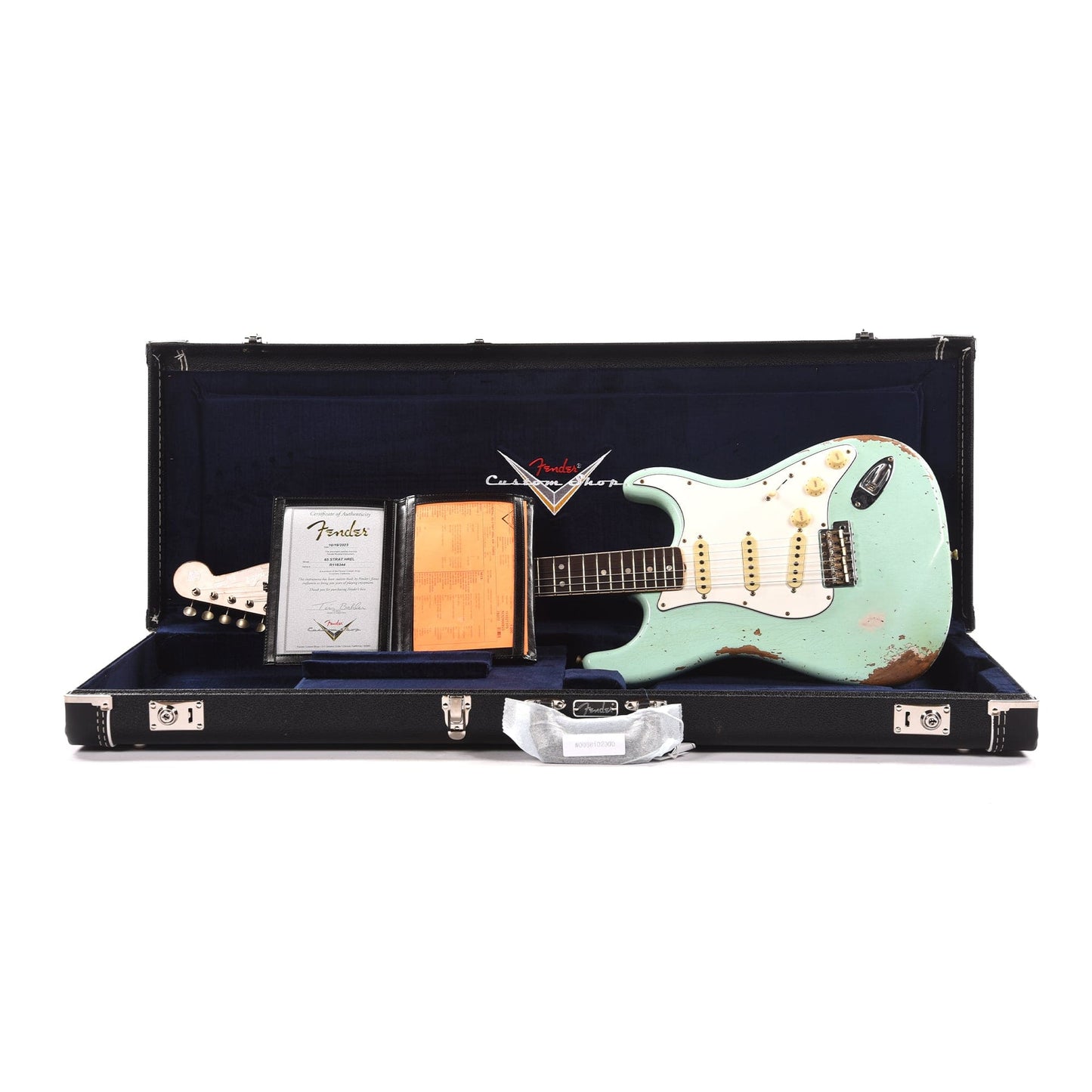 Fender Custom Shop 1965 Stratocaster "Chicago Special" Heavy Relic Faded Surf Green w/Roasted Bound Neck Electric Guitars / Solid Body