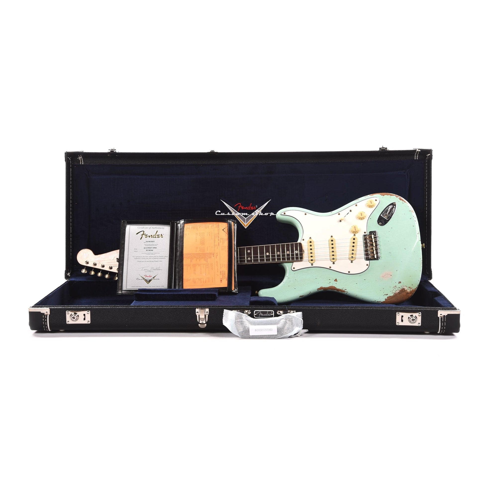 Fender Custom Shop 1965 Stratocaster "Chicago Special" Heavy Relic Faded Surf Green w/Roasted Bound Neck Electric Guitars / Solid Body