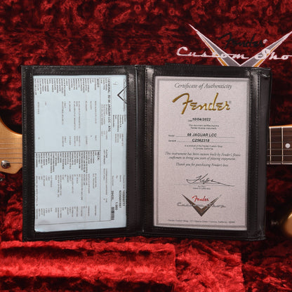 Fender Custom Shop 1966 Jaguar Deluxe Closet Classic Aztec Gold (Serial #Z562318) Electric Guitars / Solid Body