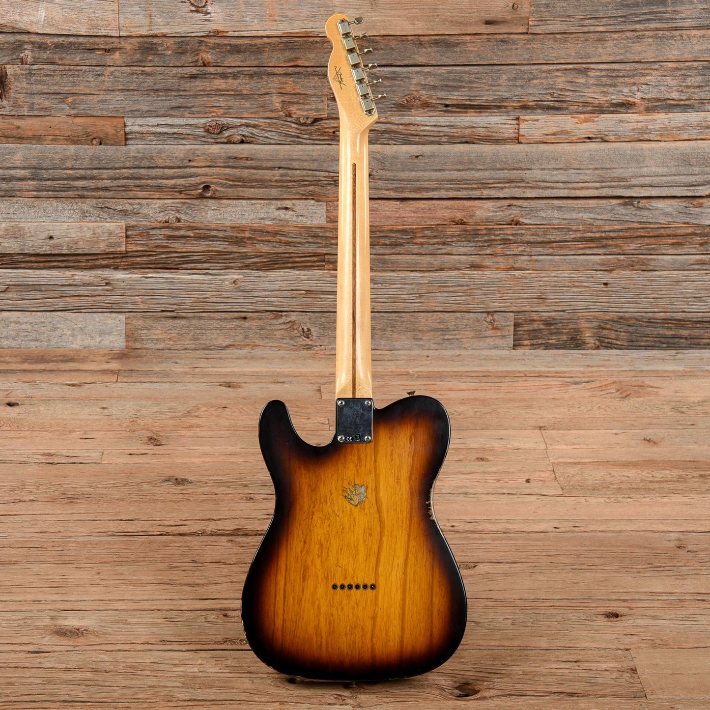 Fender Custom Shop '50s Reissue Telecaster Relic 2-Color Sunburst 2022 Electric Guitars / Solid Body