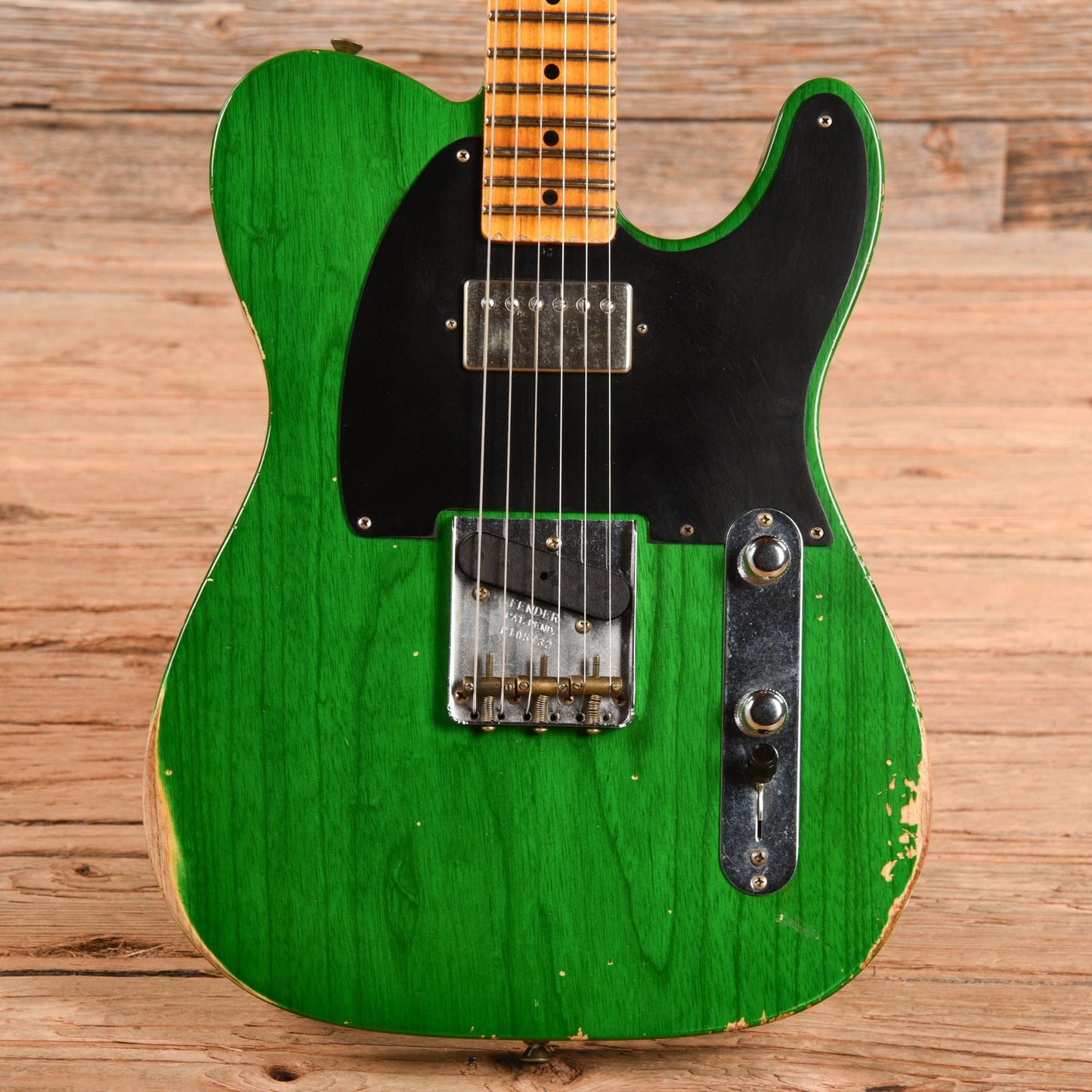 Fender Custom Shop '52 Telecaster Relic Emerald Green Transparent 2020 Electric Guitars / Solid Body