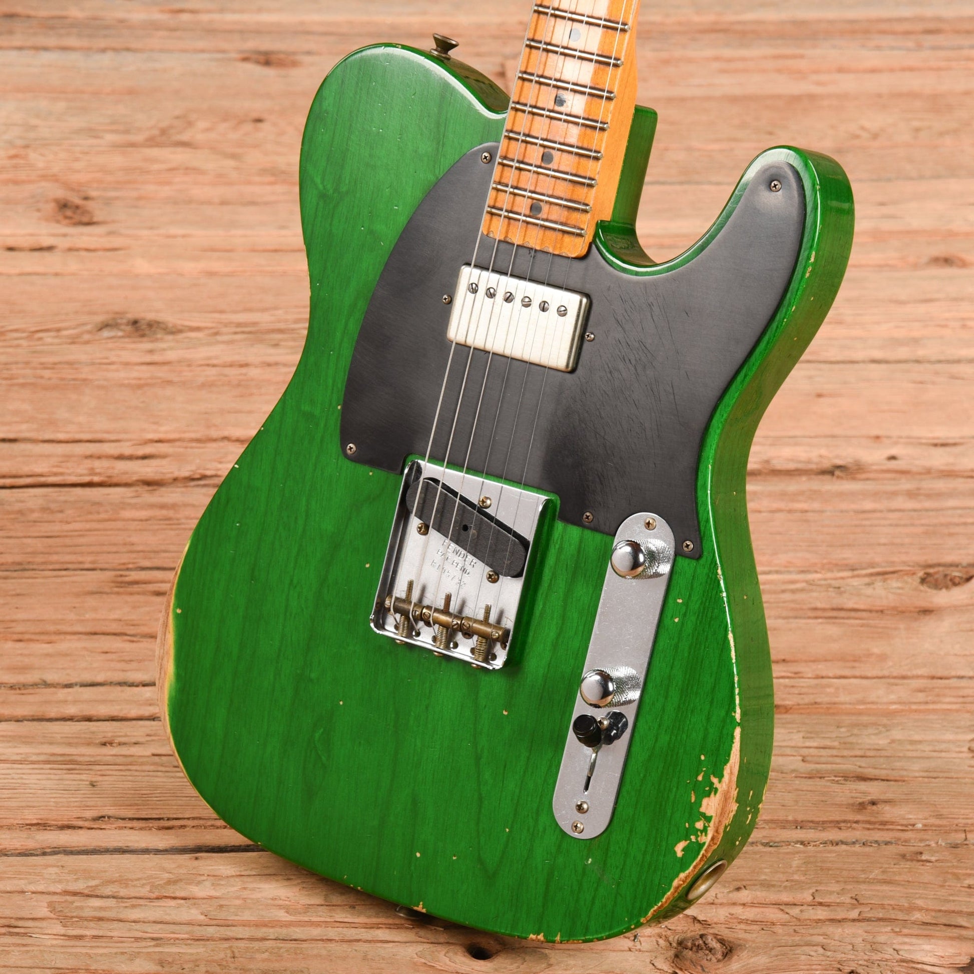 Fender Custom Shop '52 Telecaster Relic Emerald Green Transparent 2020 Electric Guitars / Solid Body