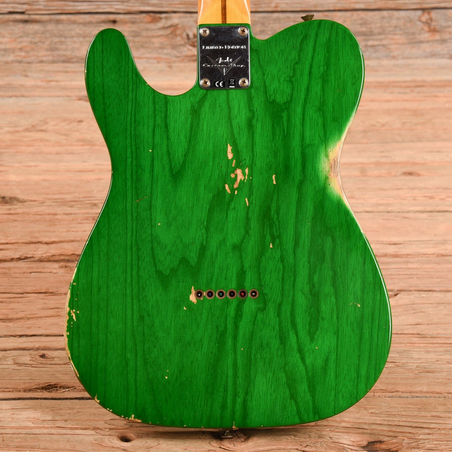 Fender Custom Shop '52 Telecaster Relic Emerald Green Transparent 2020 Electric Guitars / Solid Body