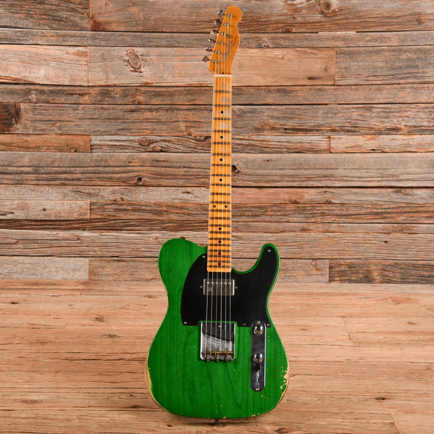 Fender Custom Shop '52 Telecaster Relic Emerald Green Transparent 2020 Electric Guitars / Solid Body