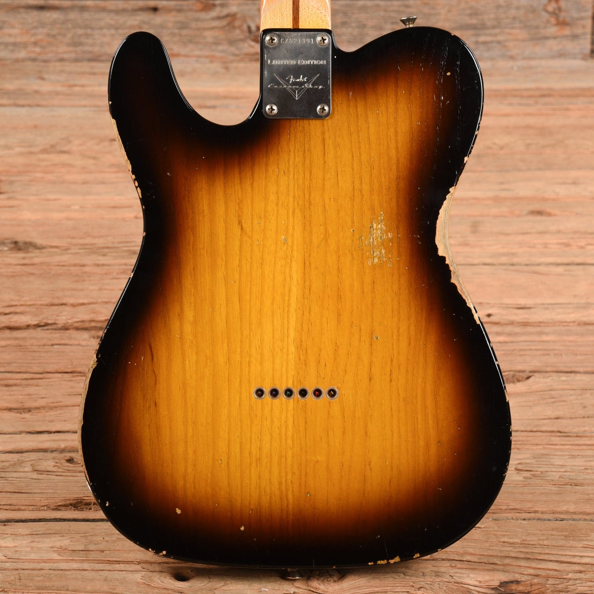 Fender Custom Shop '55 Esquire Relic Sunburst 2015 Electric Guitars / Solid Body