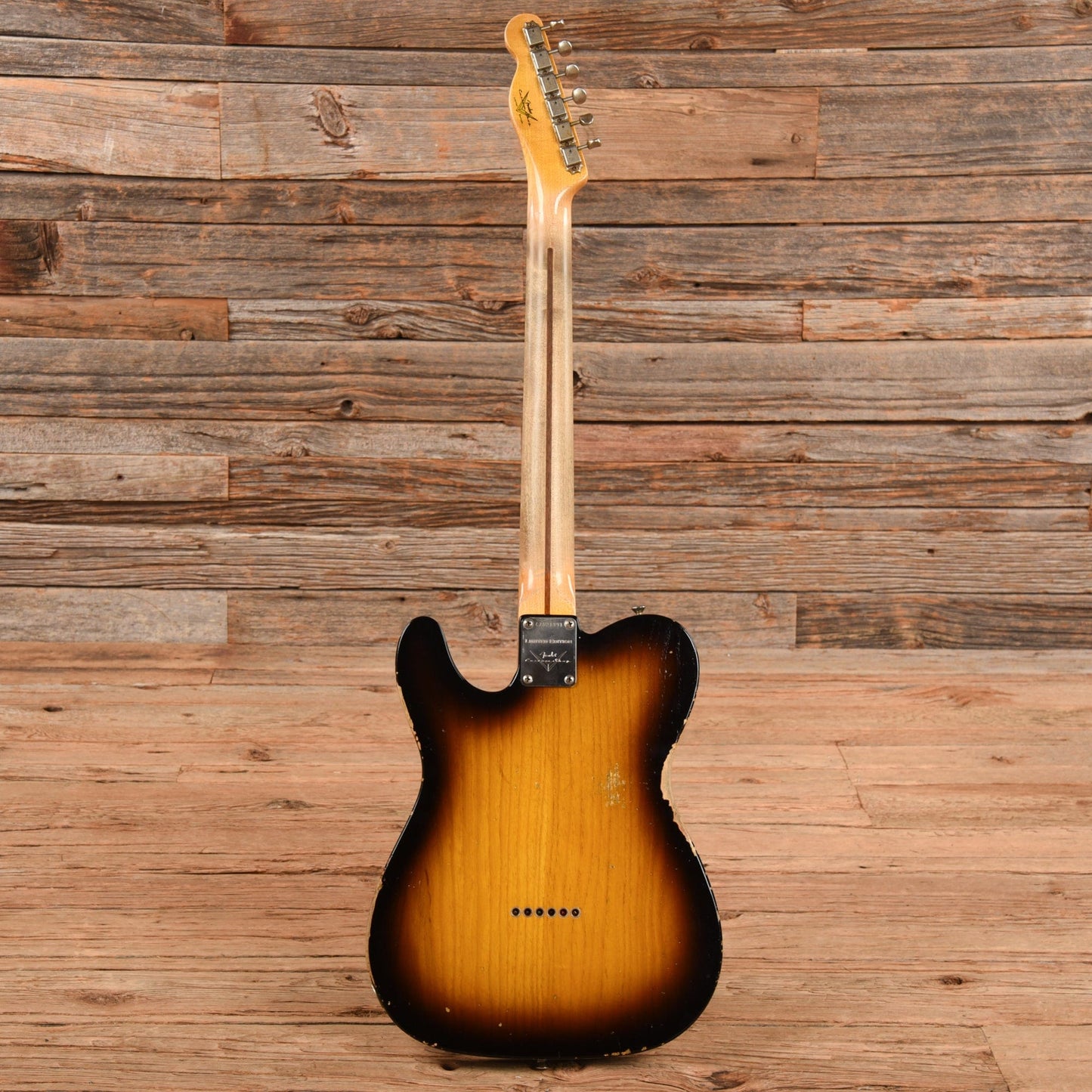 Fender Custom Shop '55 Esquire Relic Sunburst 2015 Electric Guitars / Solid Body