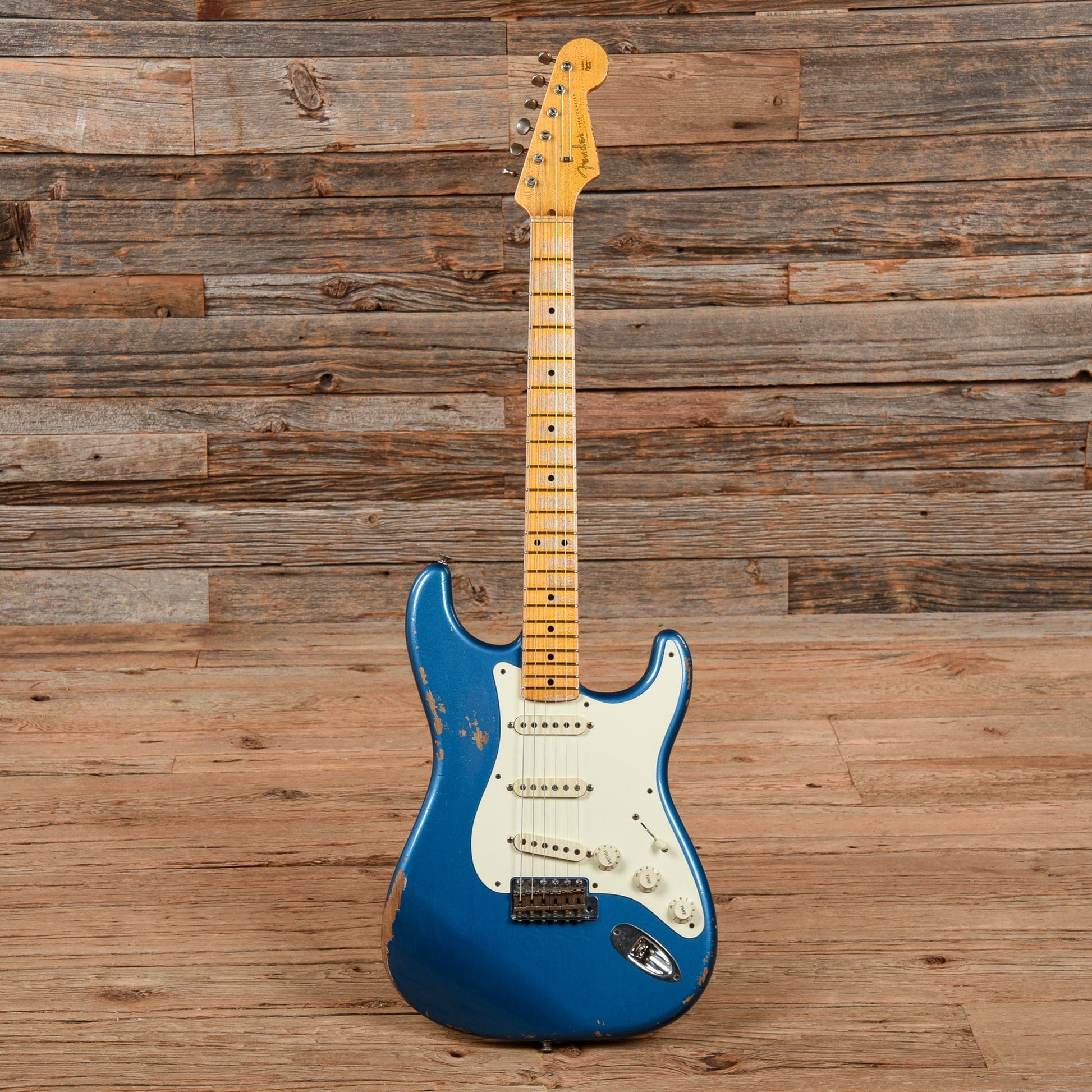 Fender Custom Shop '57 Stratocaster Relic Aged Lake Placid Blue 2012 Electric Guitars / Solid Body