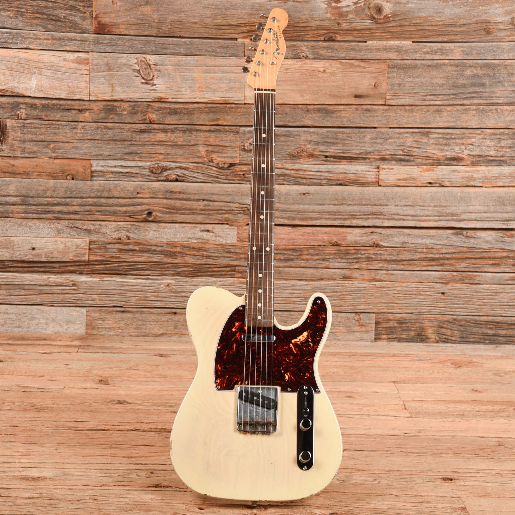 Fender Custom Shop 59 Custom Esquire Relic Blonde Electric Guitars / Solid Body