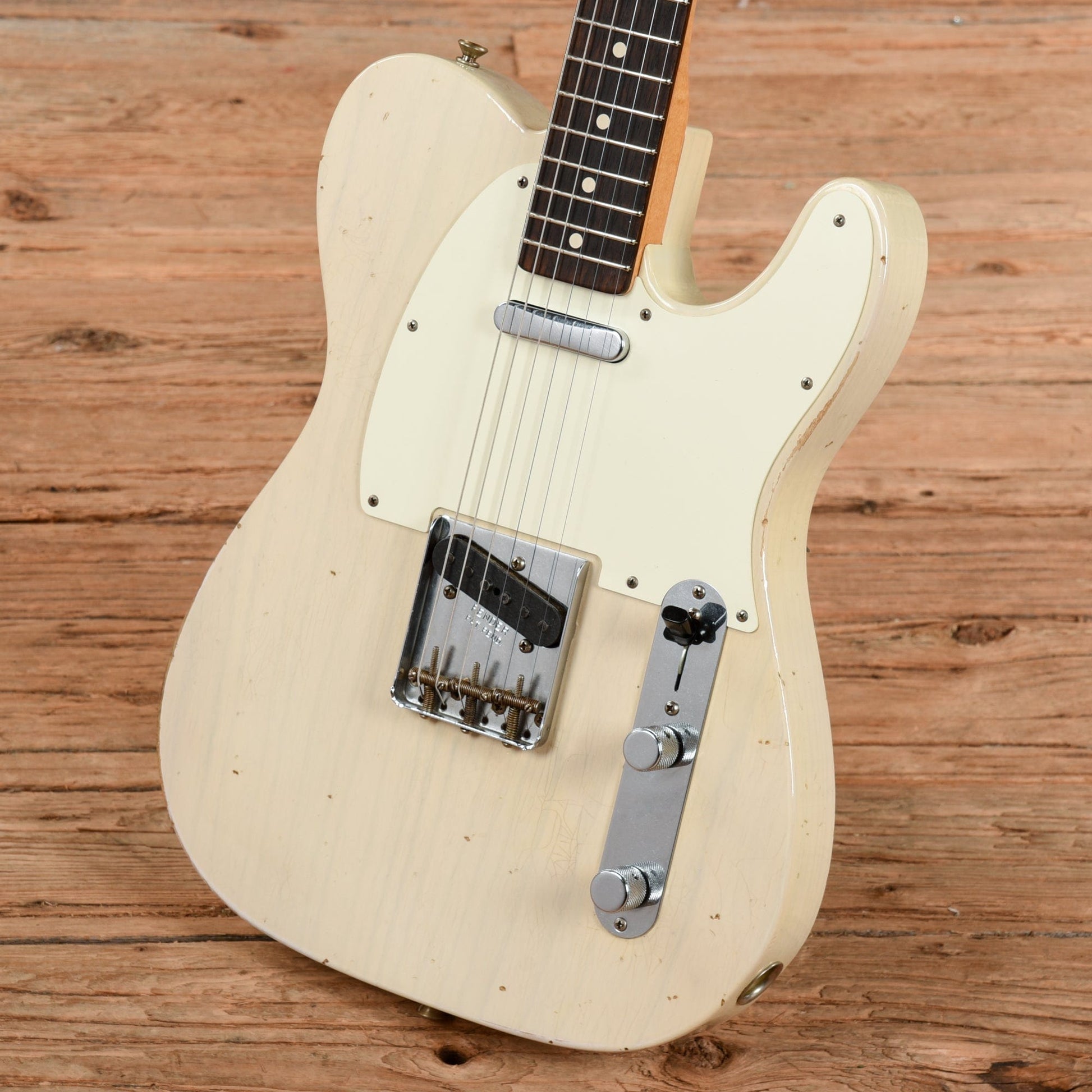 Fender Custom Shop '59 Telecaster Ash Journeyman Relic Aged White Blonde 2017 Electric Guitars / Solid Body