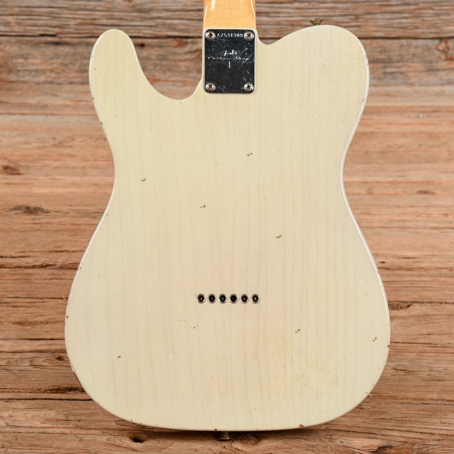 Fender Custom Shop '59 Telecaster Ash Journeyman Relic Aged White Blonde 2017 Electric Guitars / Solid Body