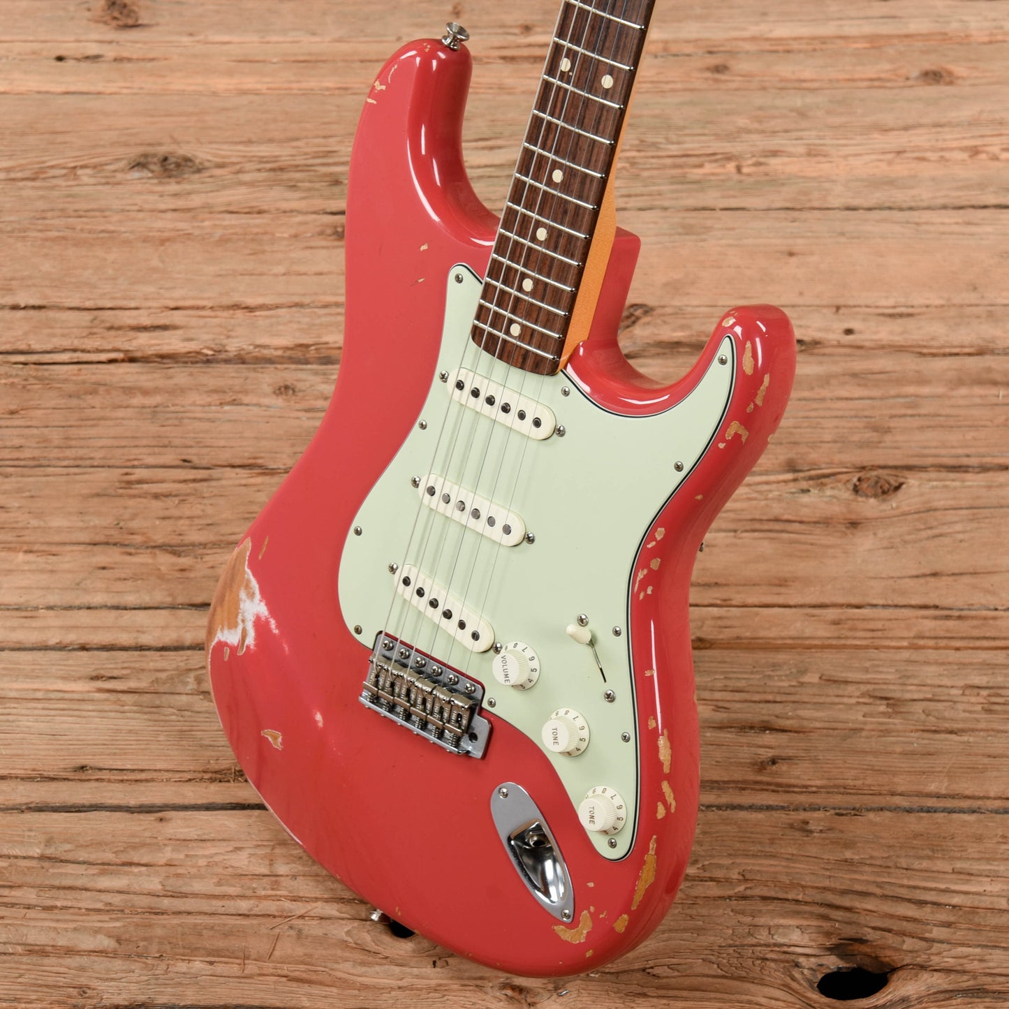 Fender Custom Shop '60 Stratocaster Relic Tahitian Coral 2012 Electric Guitars / Solid Body