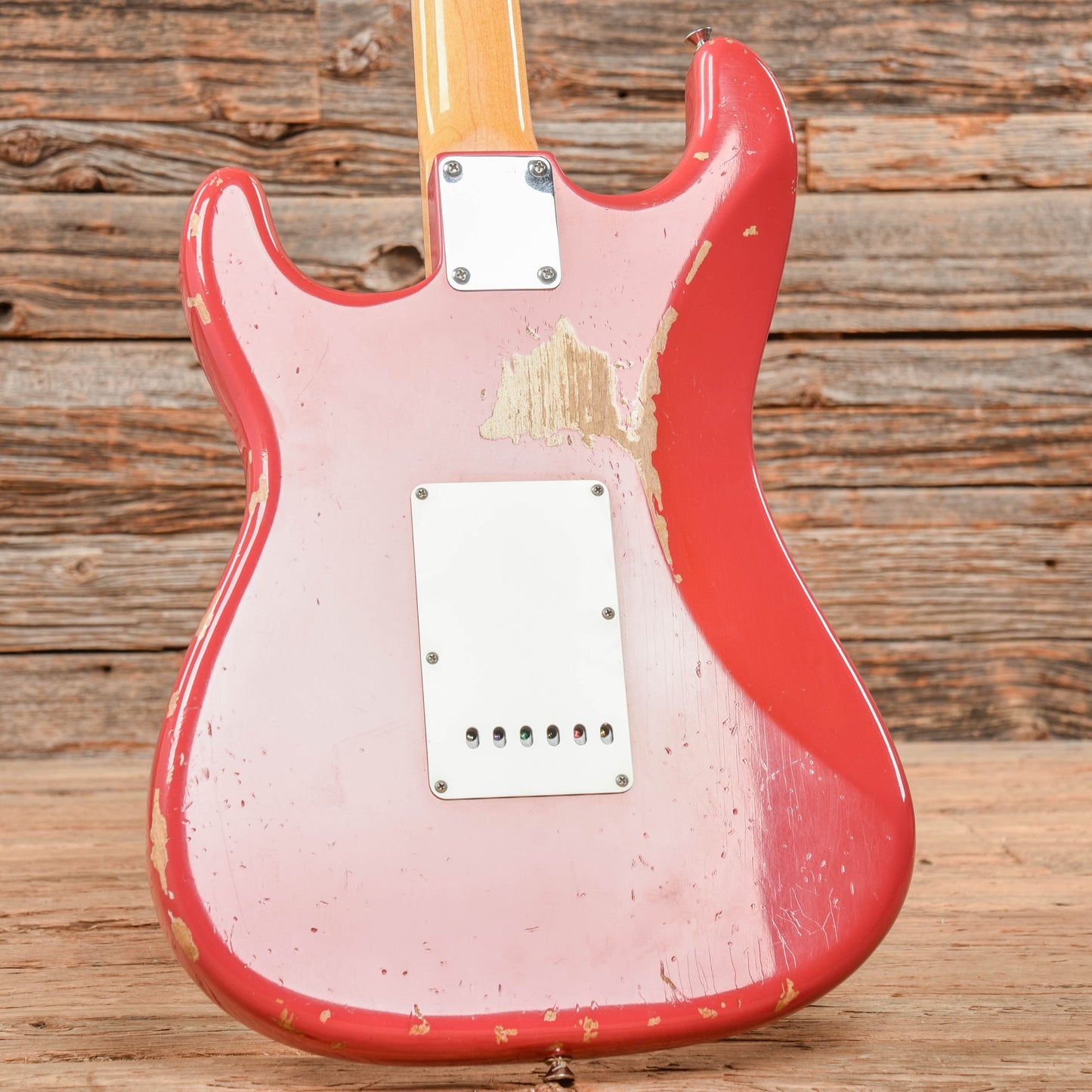 Fender Custom Shop '60 Stratocaster Relic Tahitian Coral 2012 Electric Guitars / Solid Body