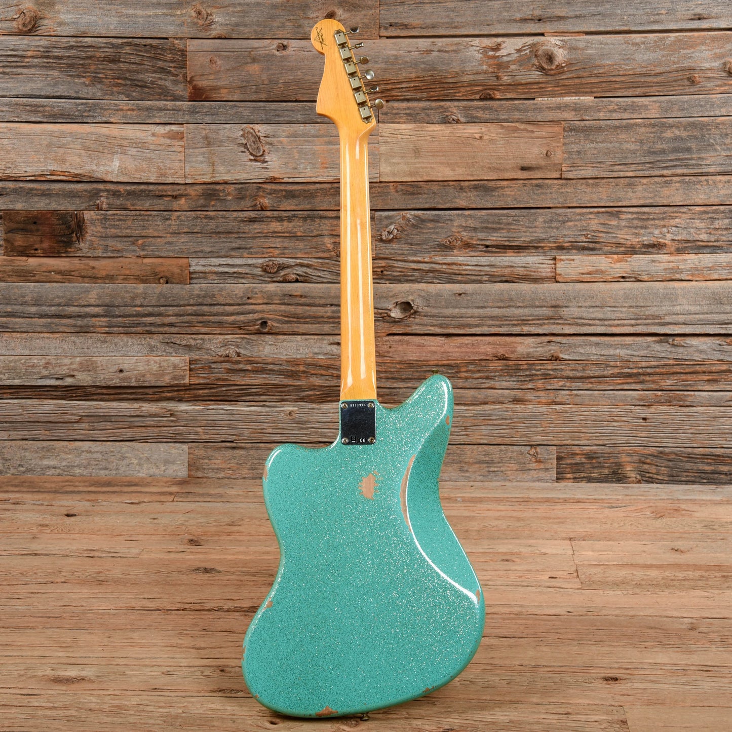 Fender Custom Shop 62 Jazzmaster Relic Seafoam Sparkle 2021 Electric Guitars / Solid Body