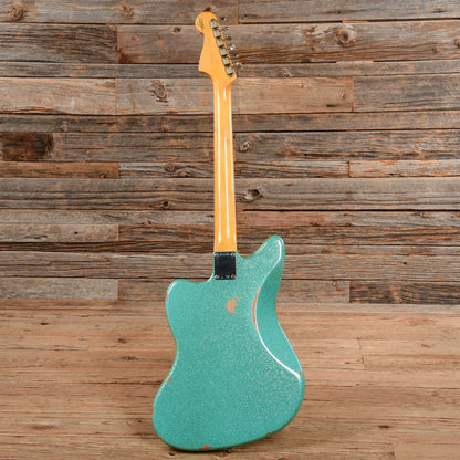 Fender Custom Shop 62 Jazzmaster Relic Seafoam Sparkle 2021 Electric Guitars / Solid Body