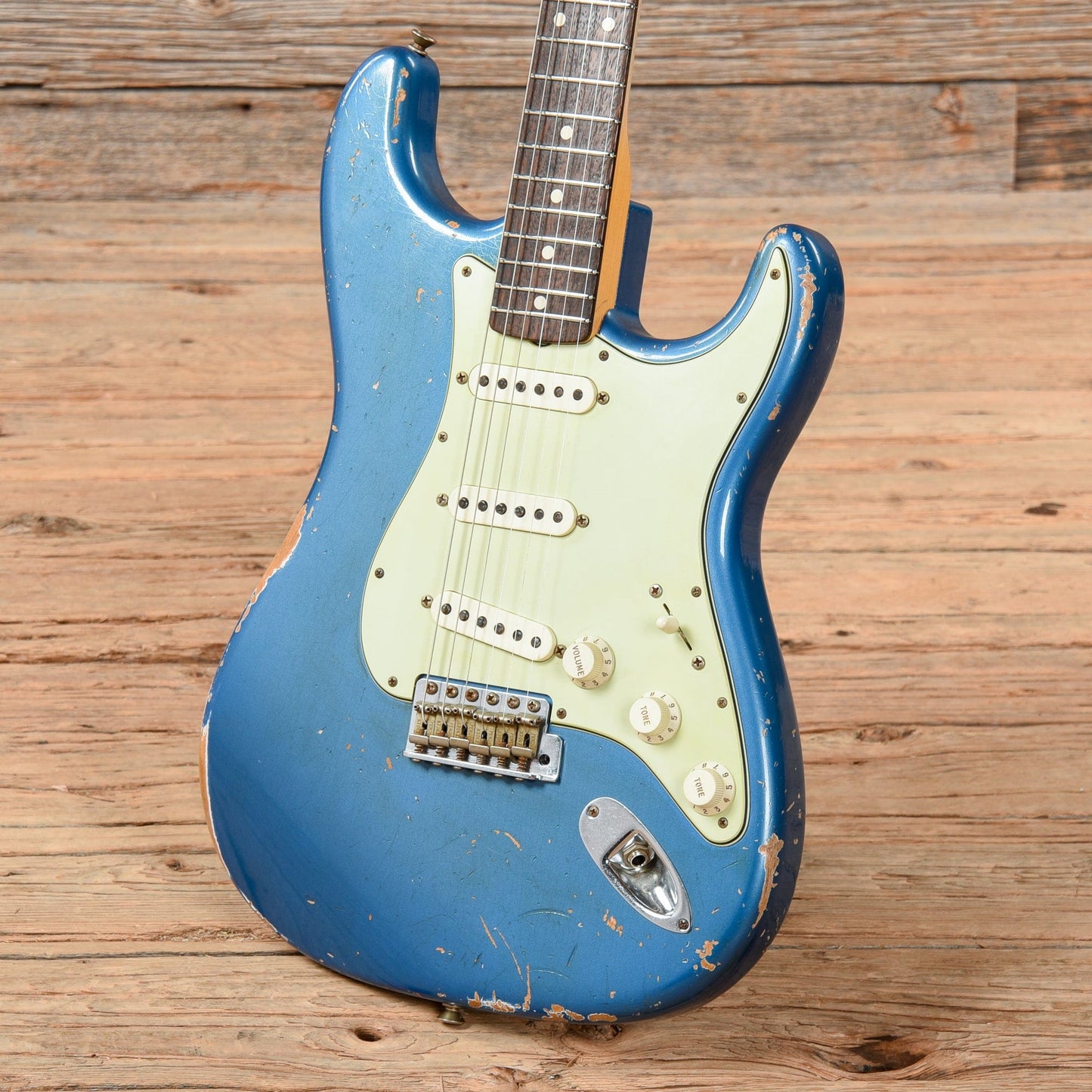 Fender Custom Shop 62 Stratocaster Relic Lake Placid Blue 2012 Electric Guitars / Solid Body