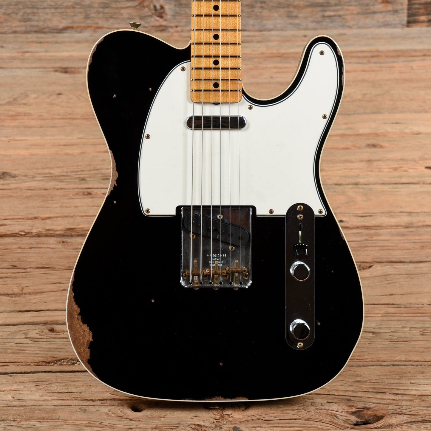 Fender Custom Shop 65 Telecaster Custom Relic Black 2022 Electric Guitars / Solid Body