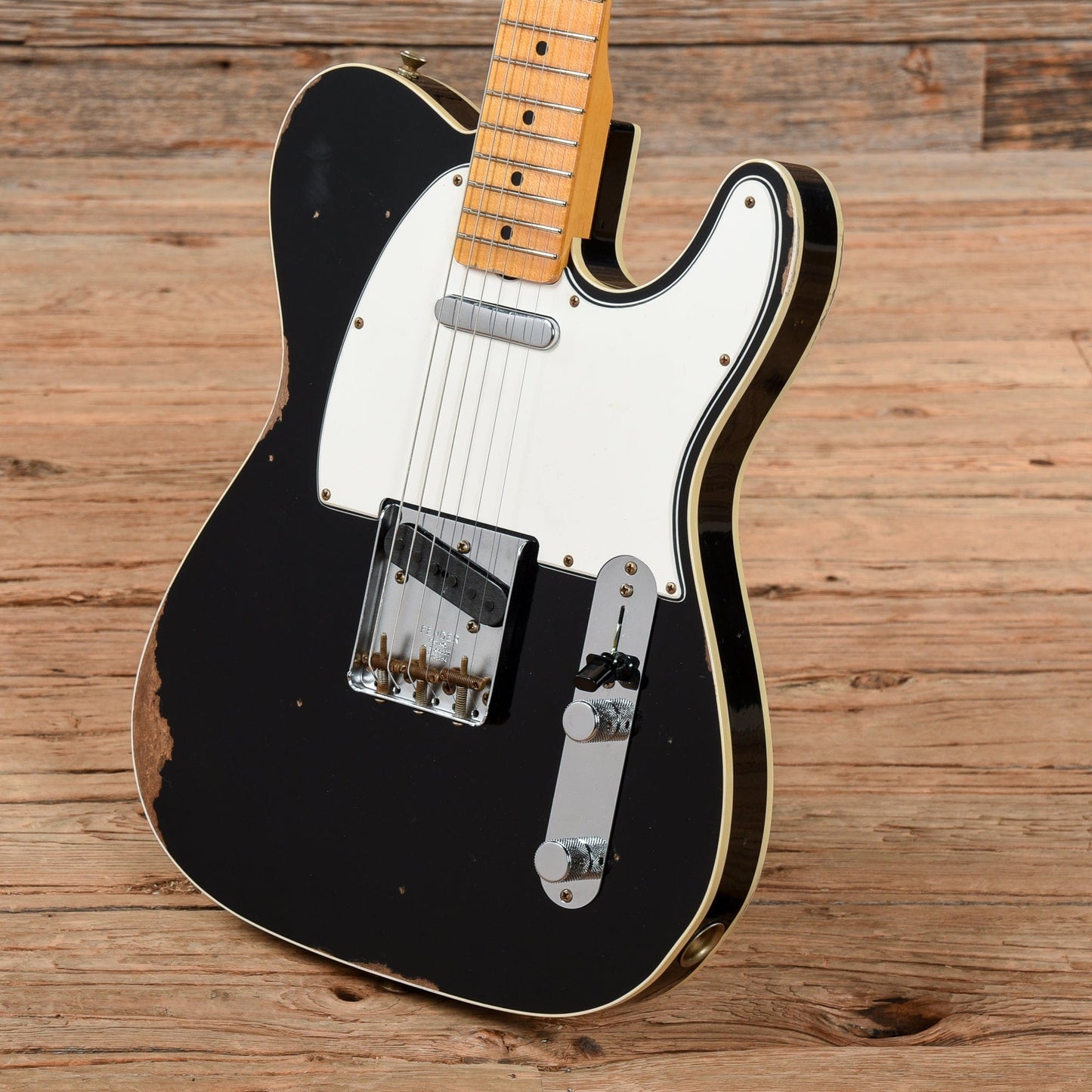 Fender Custom Shop 65 Telecaster Custom Relic Black 2022 Electric Guitars / Solid Body