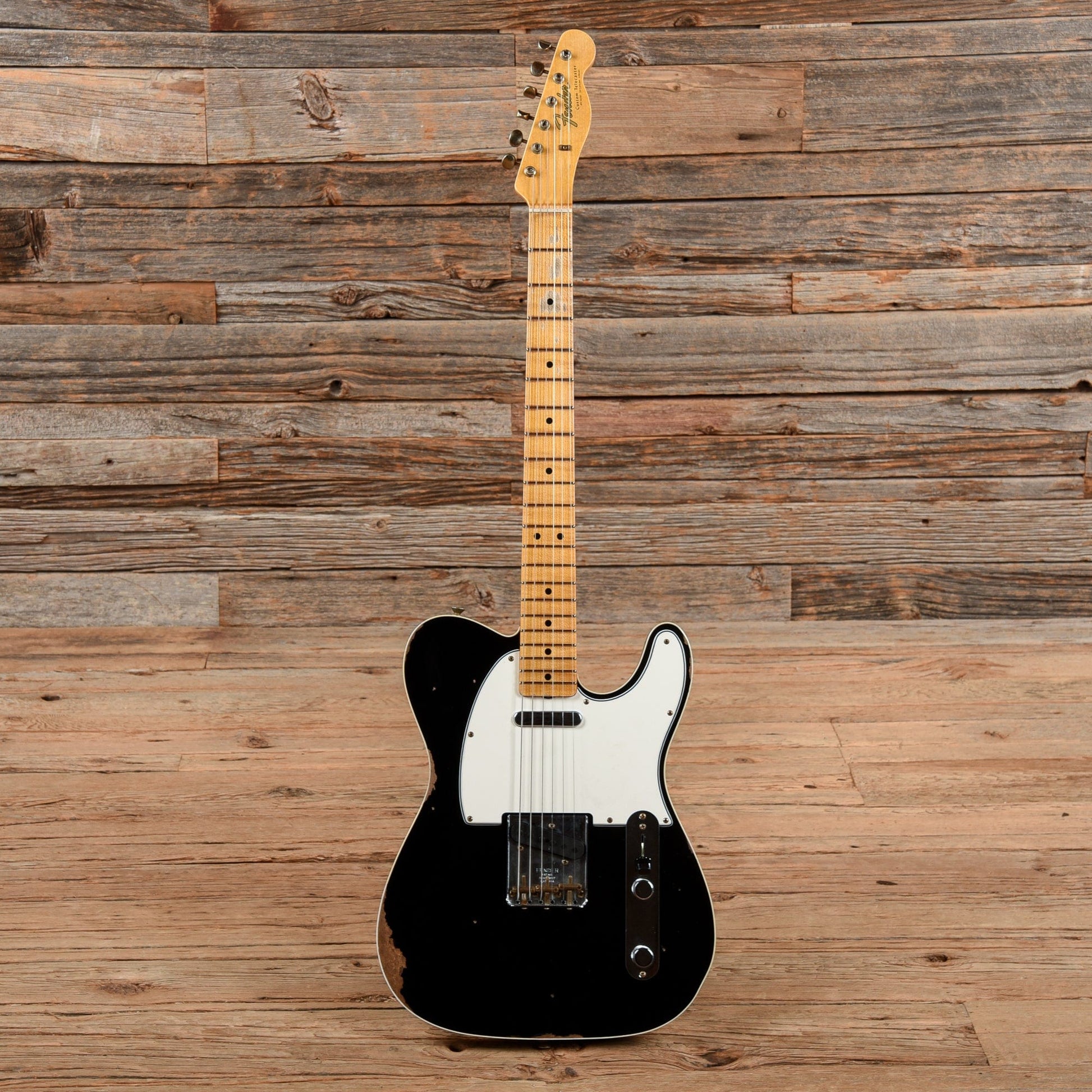 Fender Custom Shop 65 Telecaster Custom Relic Black 2022 Electric Guitars / Solid Body