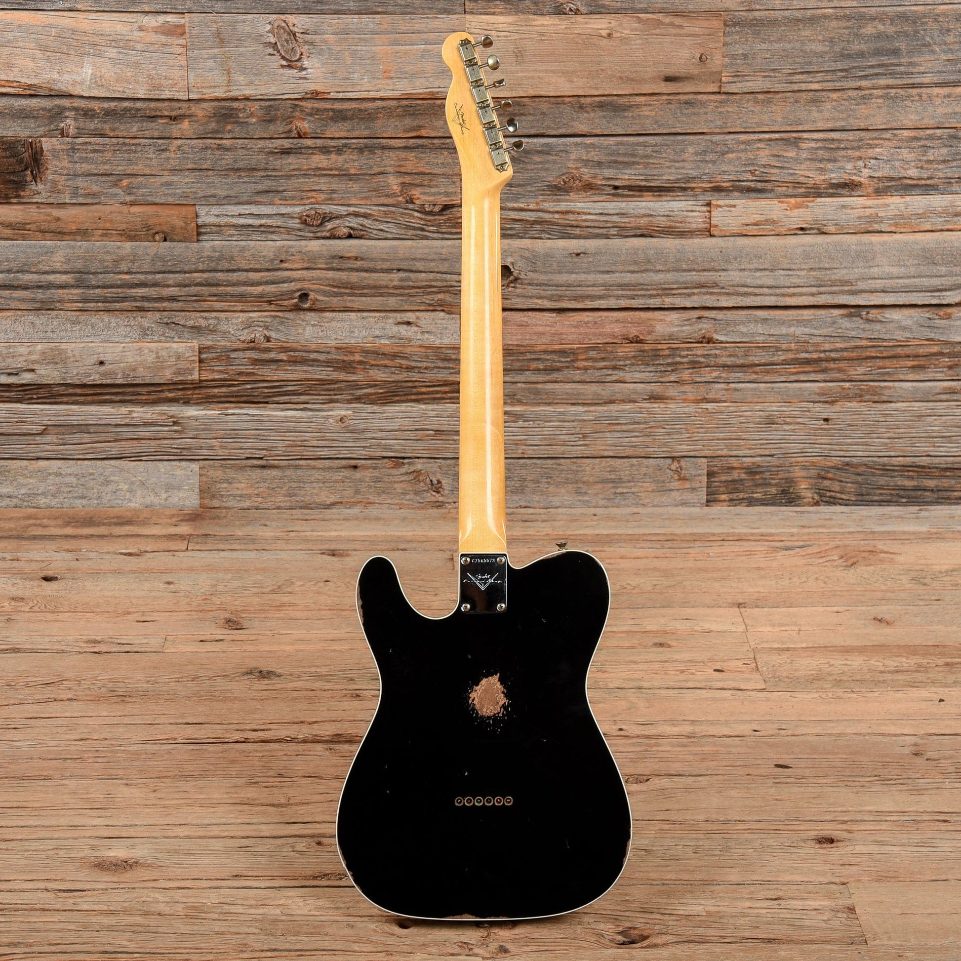 Fender Custom Shop 65 Telecaster Custom Relic Black 2022 Electric Guitars / Solid Body