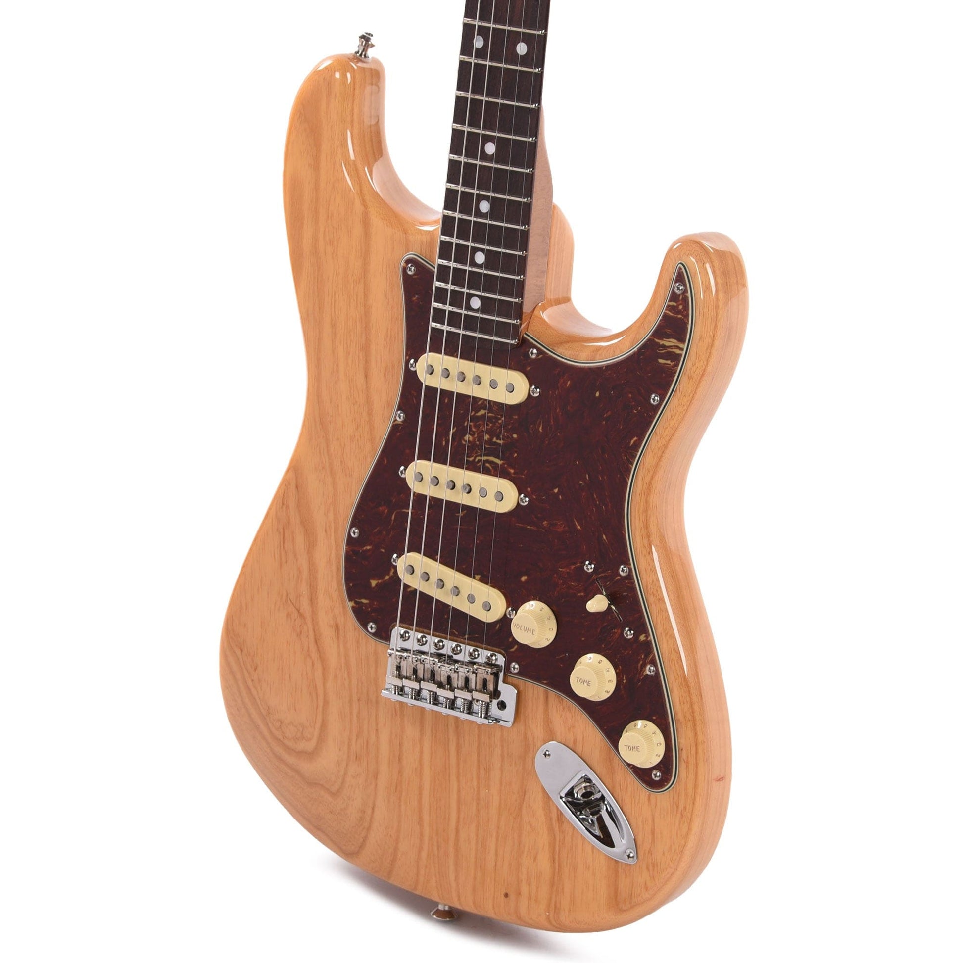 Fender Custom Shop American Custom Stratocaster Aged Amber Natural Electric Guitars / Solid Body