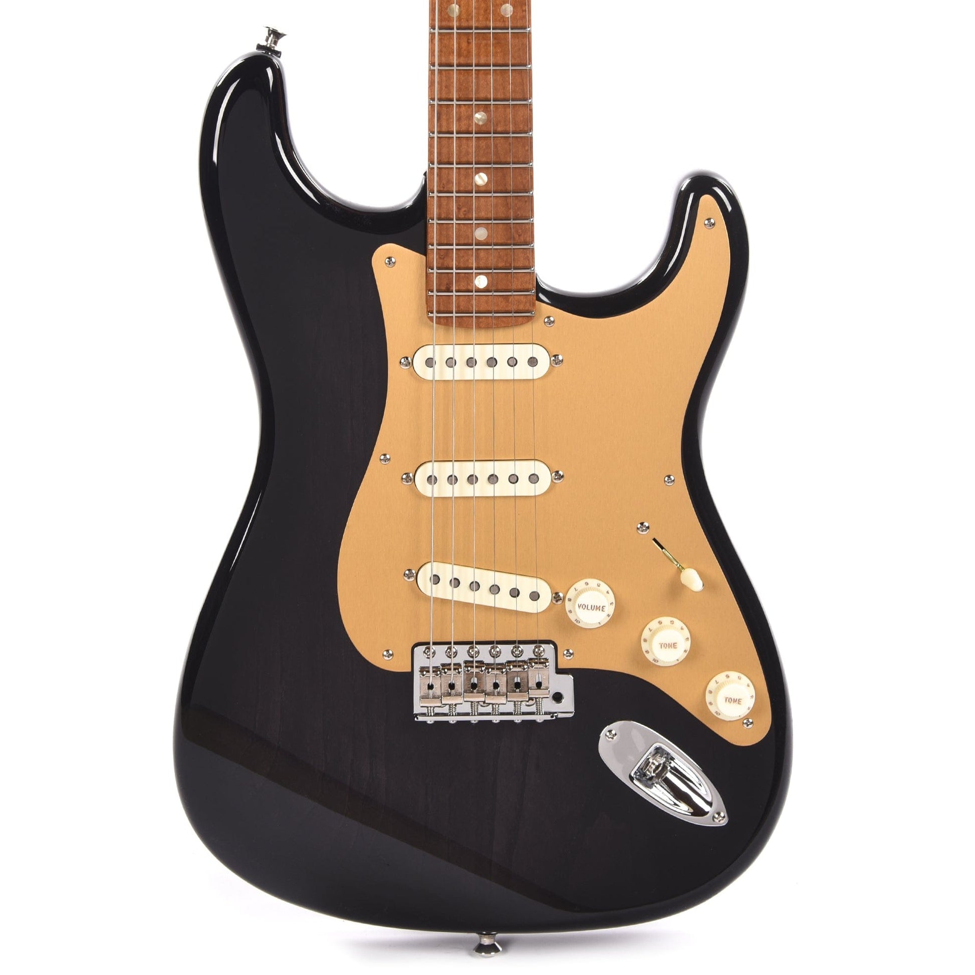 Fender Custom Shop American Custom Stratocaster Ebony Transparent Electric Guitars / Solid Body