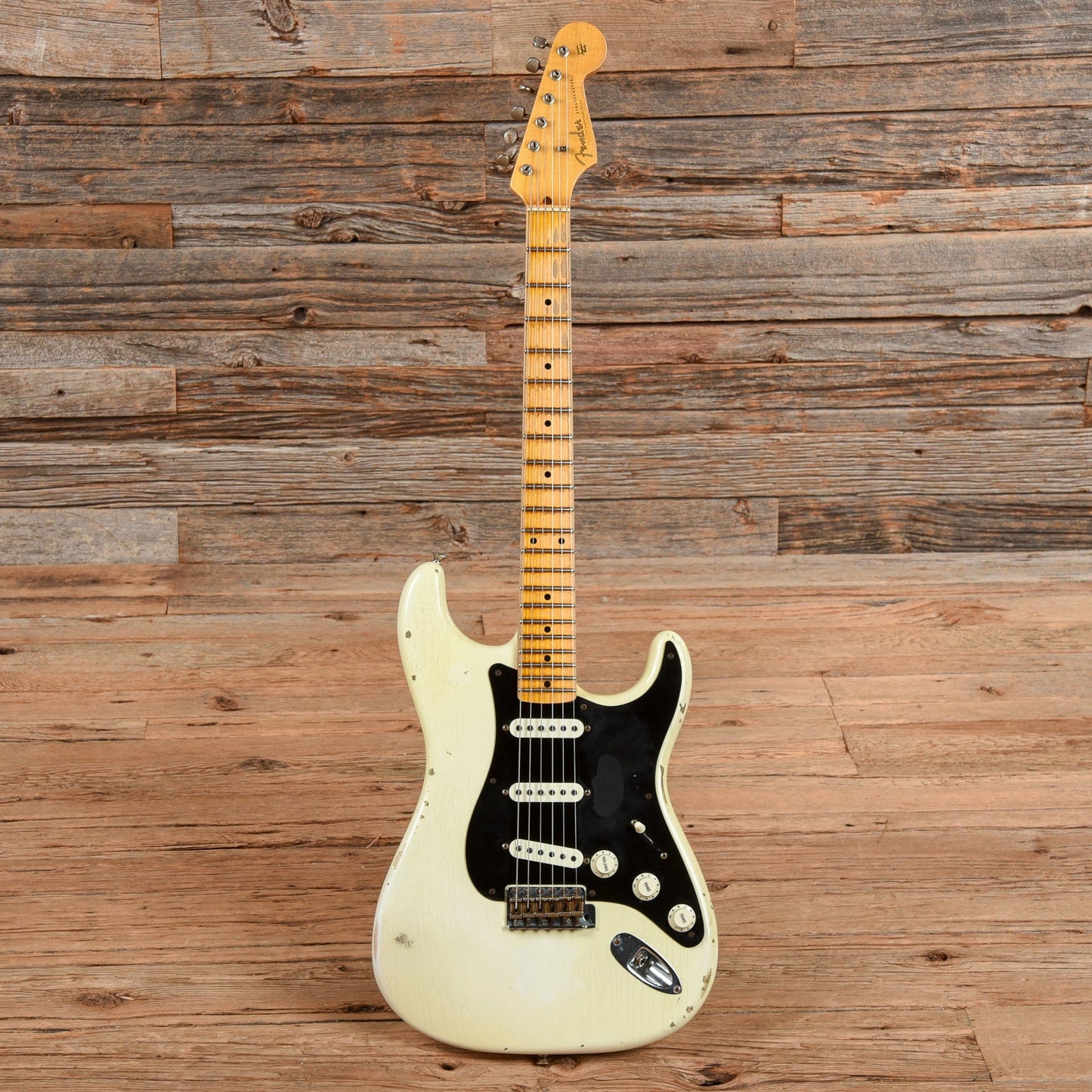 Fender Custom Shop Ancho Poblano Stratocaster Relic White Blonde 2015 Electric Guitars / Solid Body