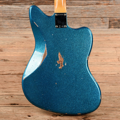 Fender Custom Shop "Chicago Special" '59 Jazzmaster Relic Blue Sparkle 2022 LEFTY Electric Guitars / Solid Body