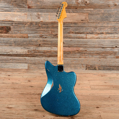 Fender Custom Shop "Chicago Special" '59 Jazzmaster Relic Blue Sparkle 2022 LEFTY Electric Guitars / Solid Body