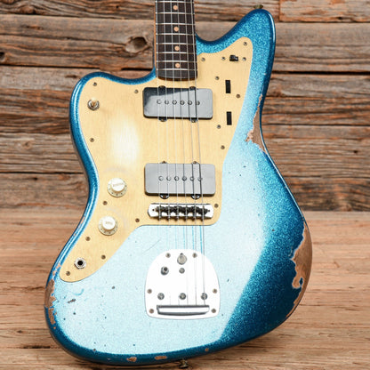 Fender Custom Shop "Chicago Special" '59 Jazzmaster Relic Blue Sparkle 2022 LEFTY Electric Guitars / Solid Body