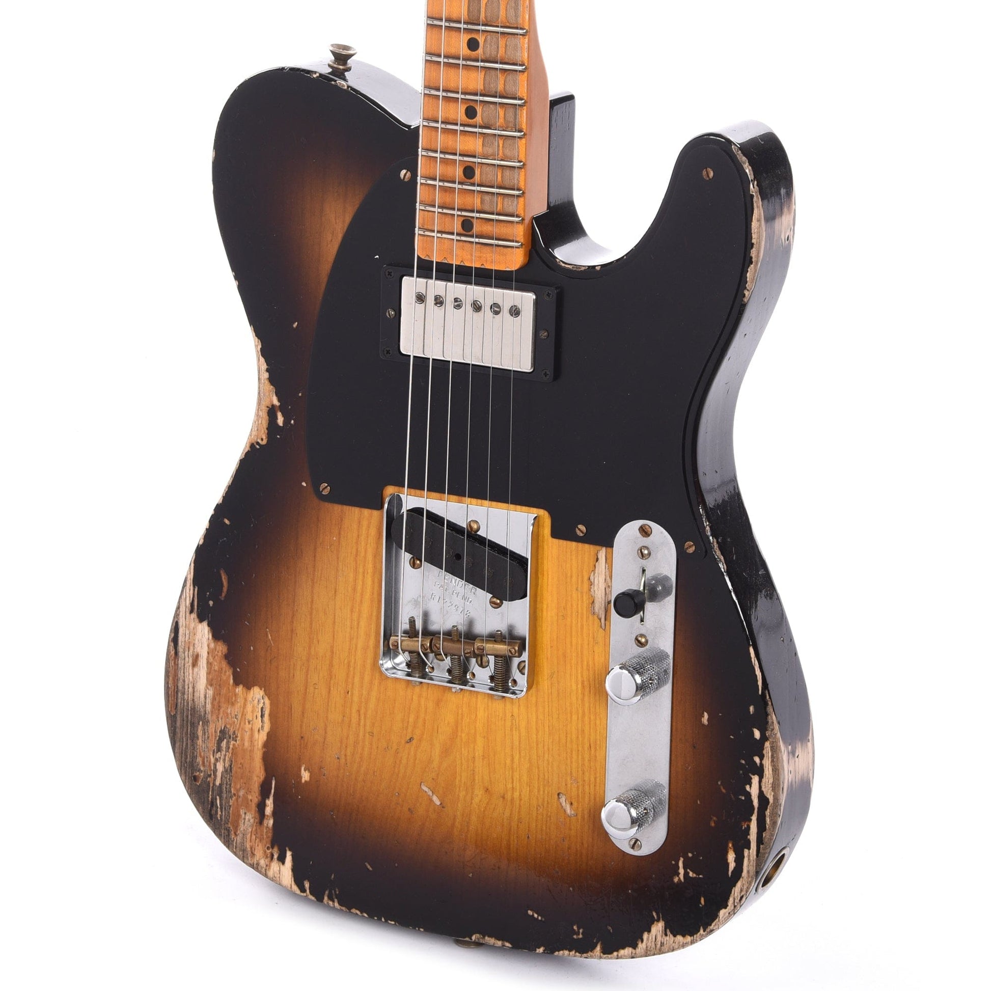 Fender Custom Shop Limited Edition '51 HS Telecaster Heavy Relic Wide-Fade 2-Color Sunburst Electric Guitars / Solid Body