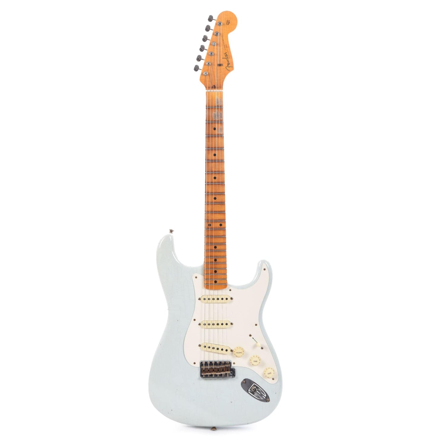 Fender Custom Shop Limited Edition '56 Stratocaster Journeyman Relic Super Faded Aged Sonic Blue Electric Guitars / Solid Body