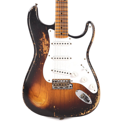 Fender Custom Shop Limited Edition 70th Anniversary 1954 Stratocaster Super Heavy Relic Wide-Fade 2-Color Sunburst Electric Guitars / Solid Body