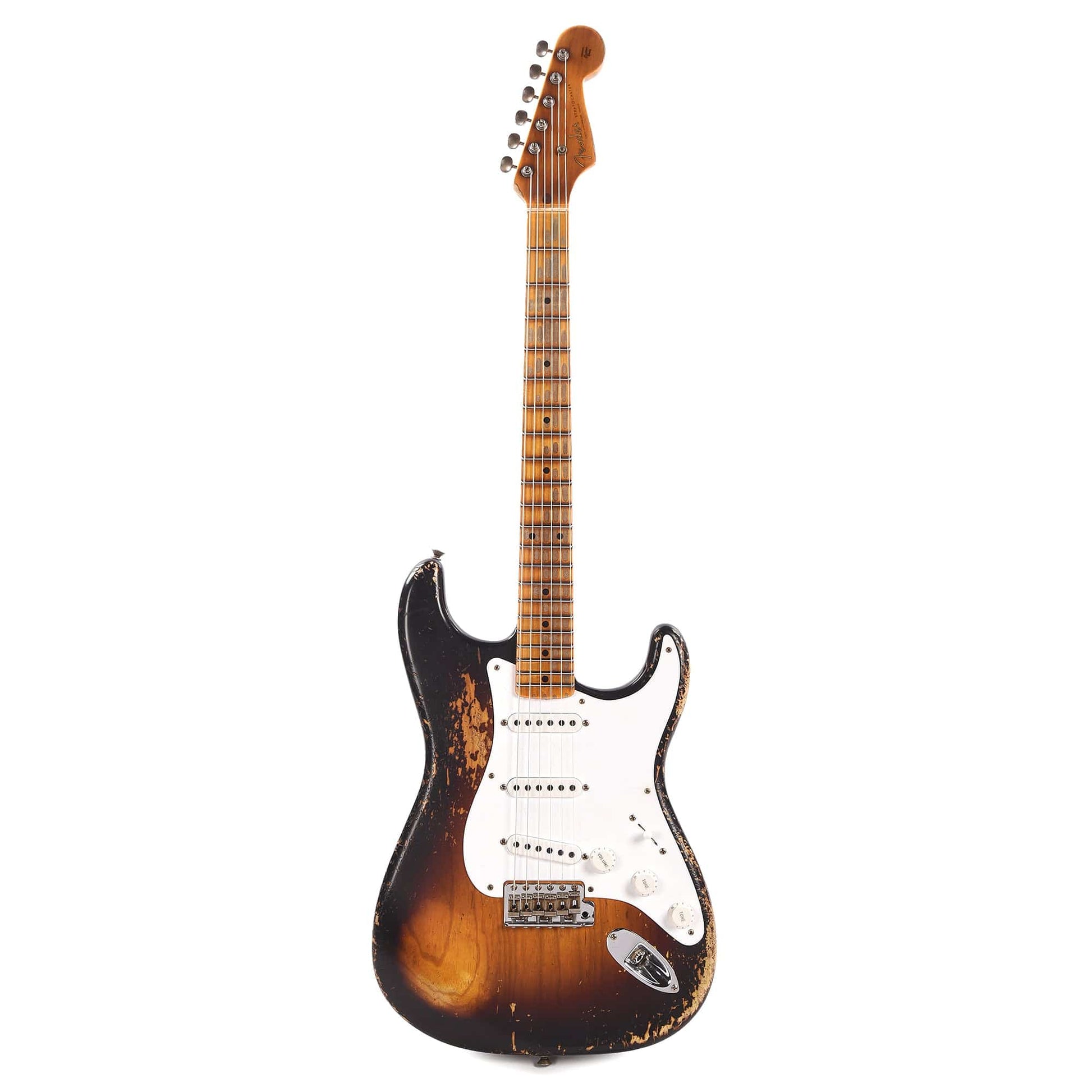 Fender Custom Shop Limited Edition 70th Anniversary 1954 Stratocaster Super Heavy Relic Wide-Fade 2-Color Sunburst Electric Guitars / Solid Body