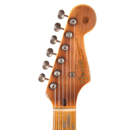 Fender Custom Shop Limited Edition 70th Anniversary 1954 Stratocaster Super Heavy Relic Wide-Fade 2-Color Sunburst Electric Guitars / Solid Body