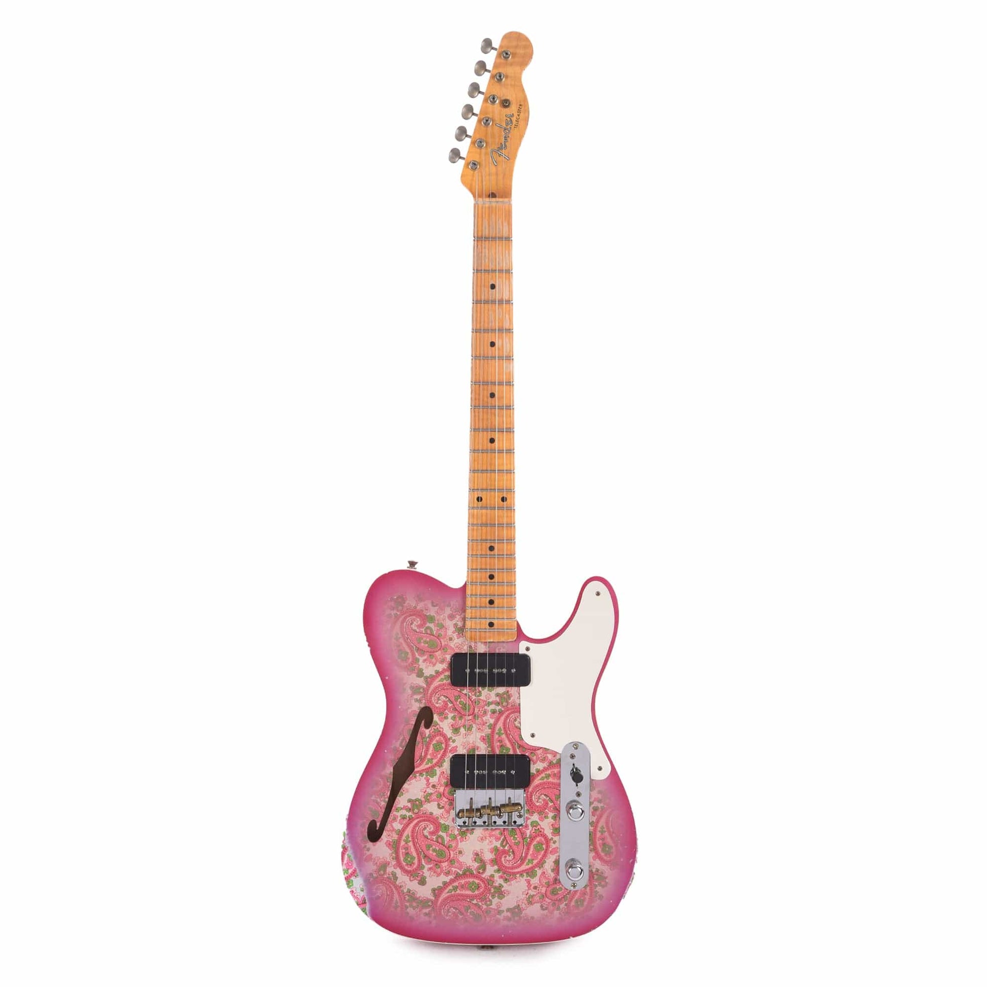 Fender Custom Shop Limited Edition Dual P90 Telecaster Relic Pink Paisley Electric Guitars / Solid Body