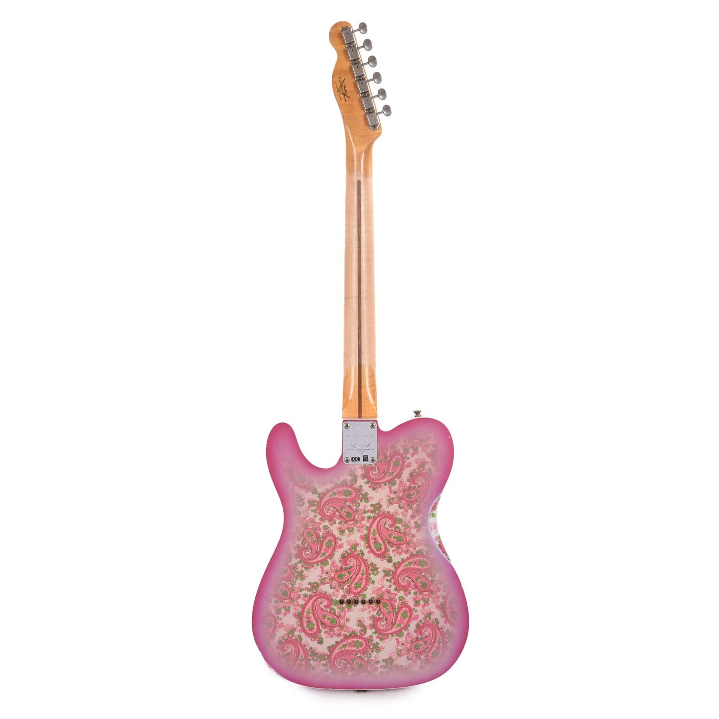 Fender Custom Shop Limited Edition Dual P90 Telecaster Relic Pink Paisley Electric Guitars / Solid Body