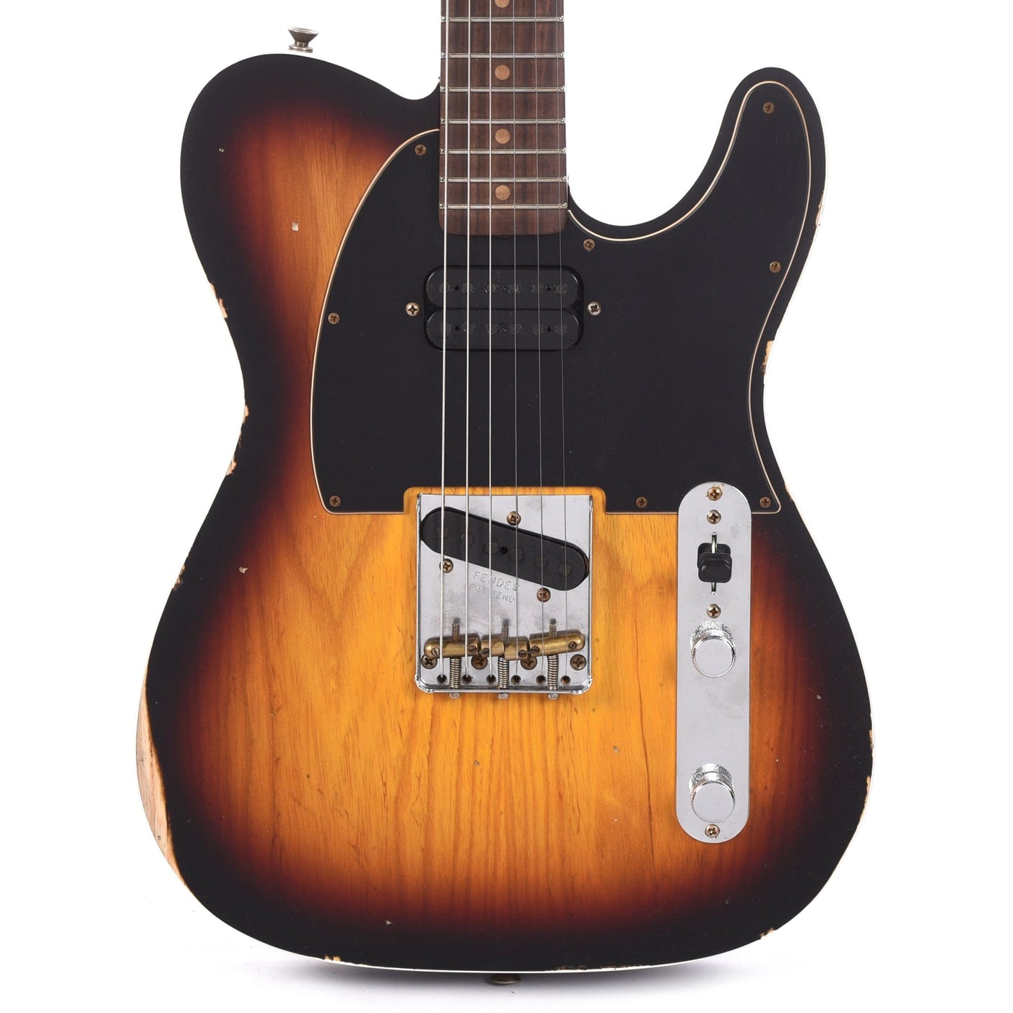 Fender Custom Shop Limited Edition HS Telecaster Custom Relic 3-Color Sunburst Electric Guitars / Solid Body