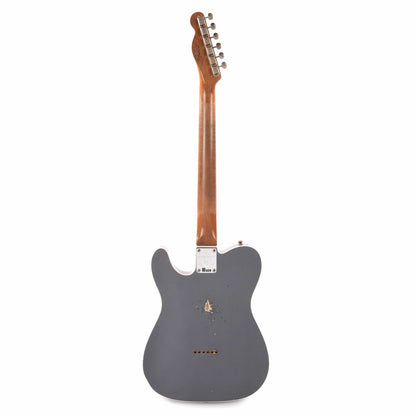 Fender Custom Shop Limited Edition HS Telecaster Custom Relic Aged Charcoal Frost Metallic Electric Guitars / Solid Body