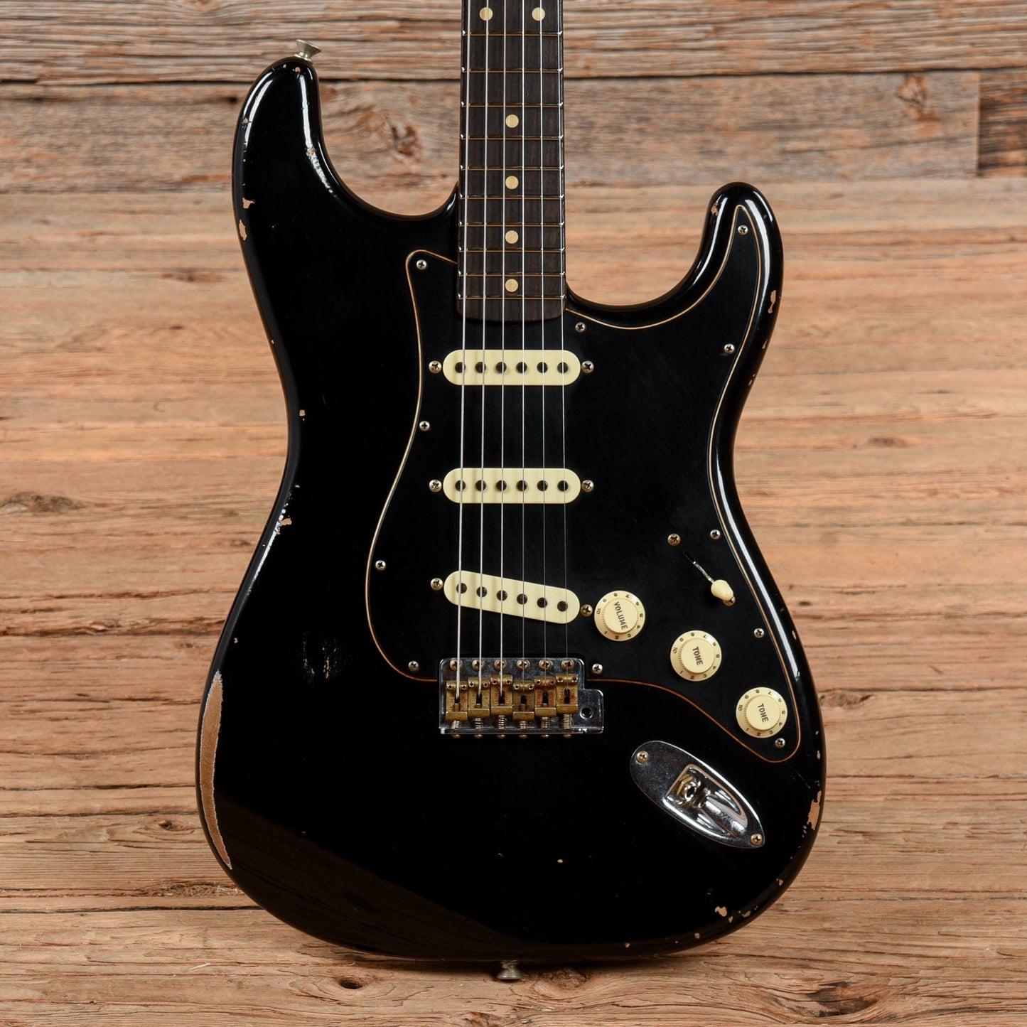 Fender Custom Shop Roasted Poblano Stratocaster Relic Aged Black 2020 Electric Guitars / Solid Body