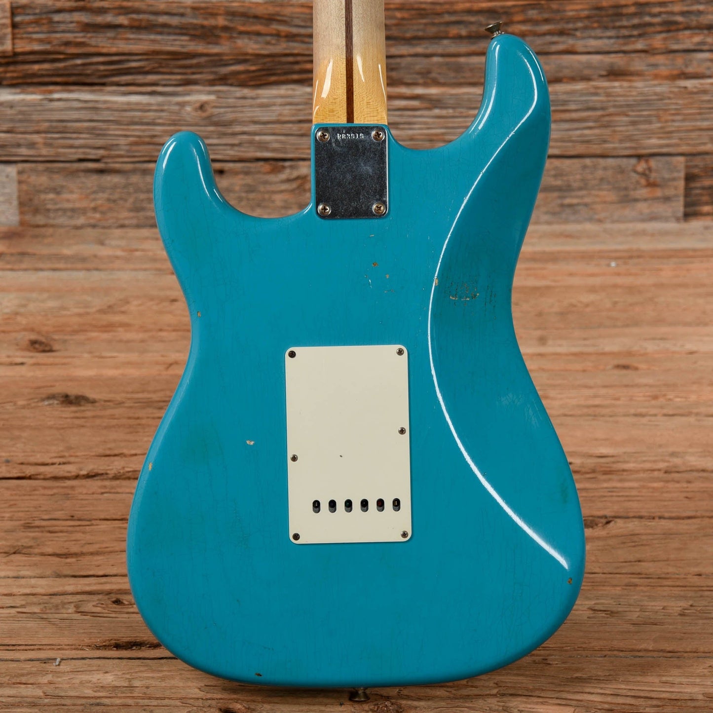 Fender Custom Shop WW10 '55 Stratocaster Journeyman Relic Faded Taos Turquoise 2015 Electric Guitars / Solid Body